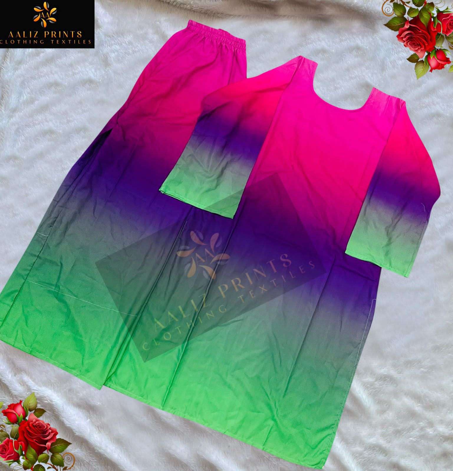 hollywood cord set vol-1 by aaliz prints casual wear lawn readymade cord set supplier 