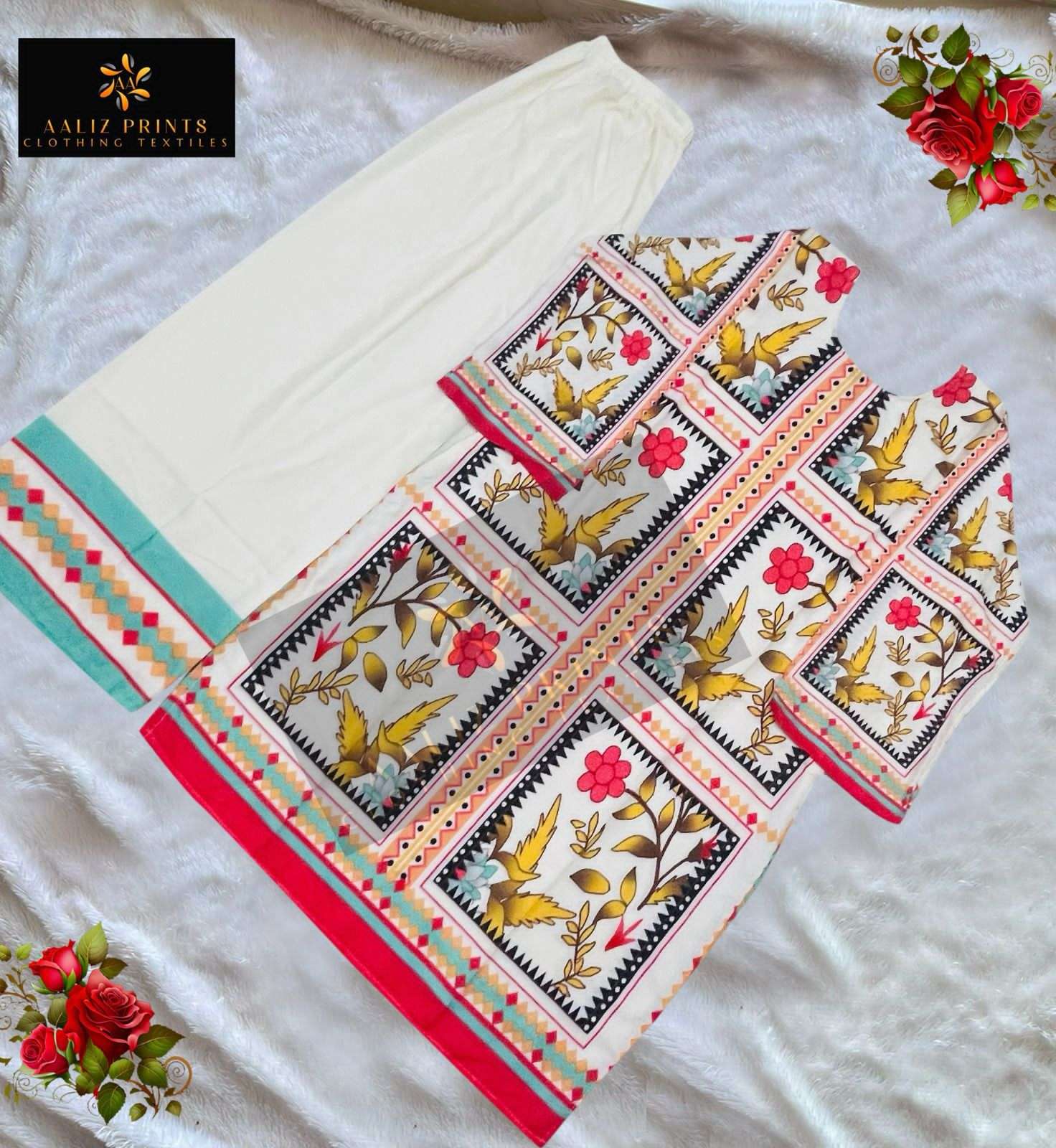 hollywood cord set vol-1 by aaliz prints casual wear lawn readymade cord set supplier 