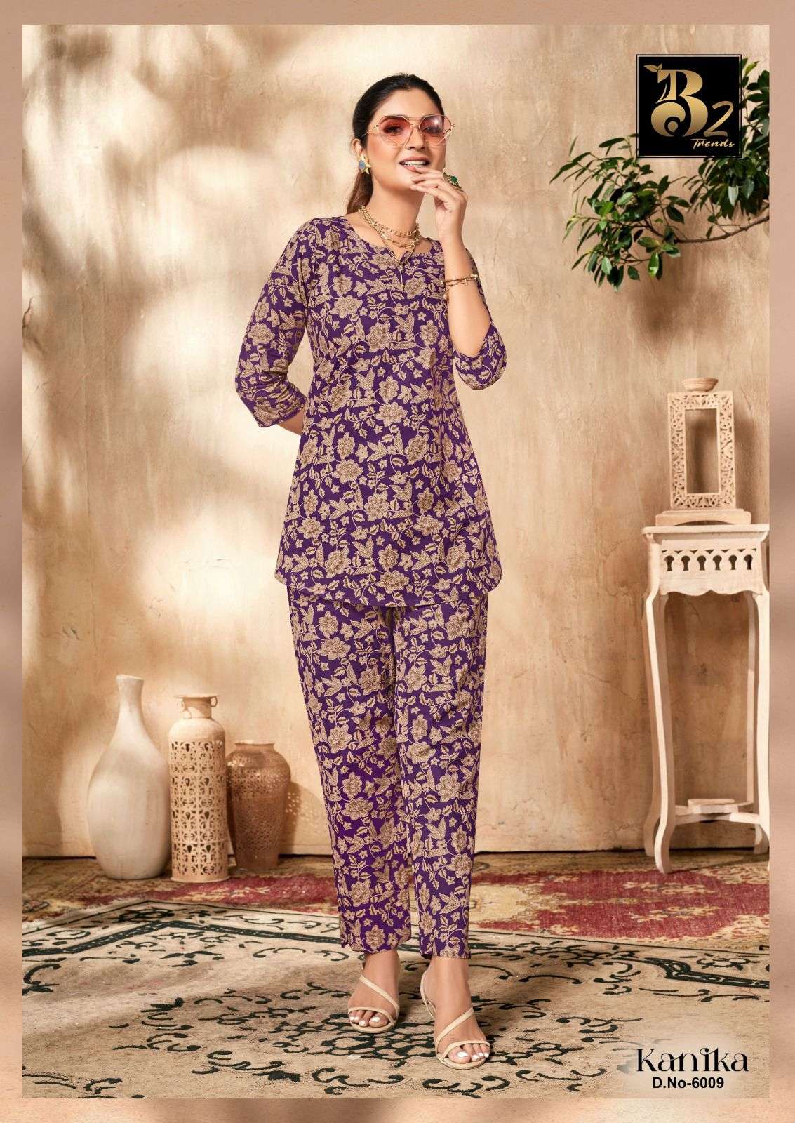 kanika vol-6 by b2 trends colors exclusive designer cotton readymade cord set supplier 