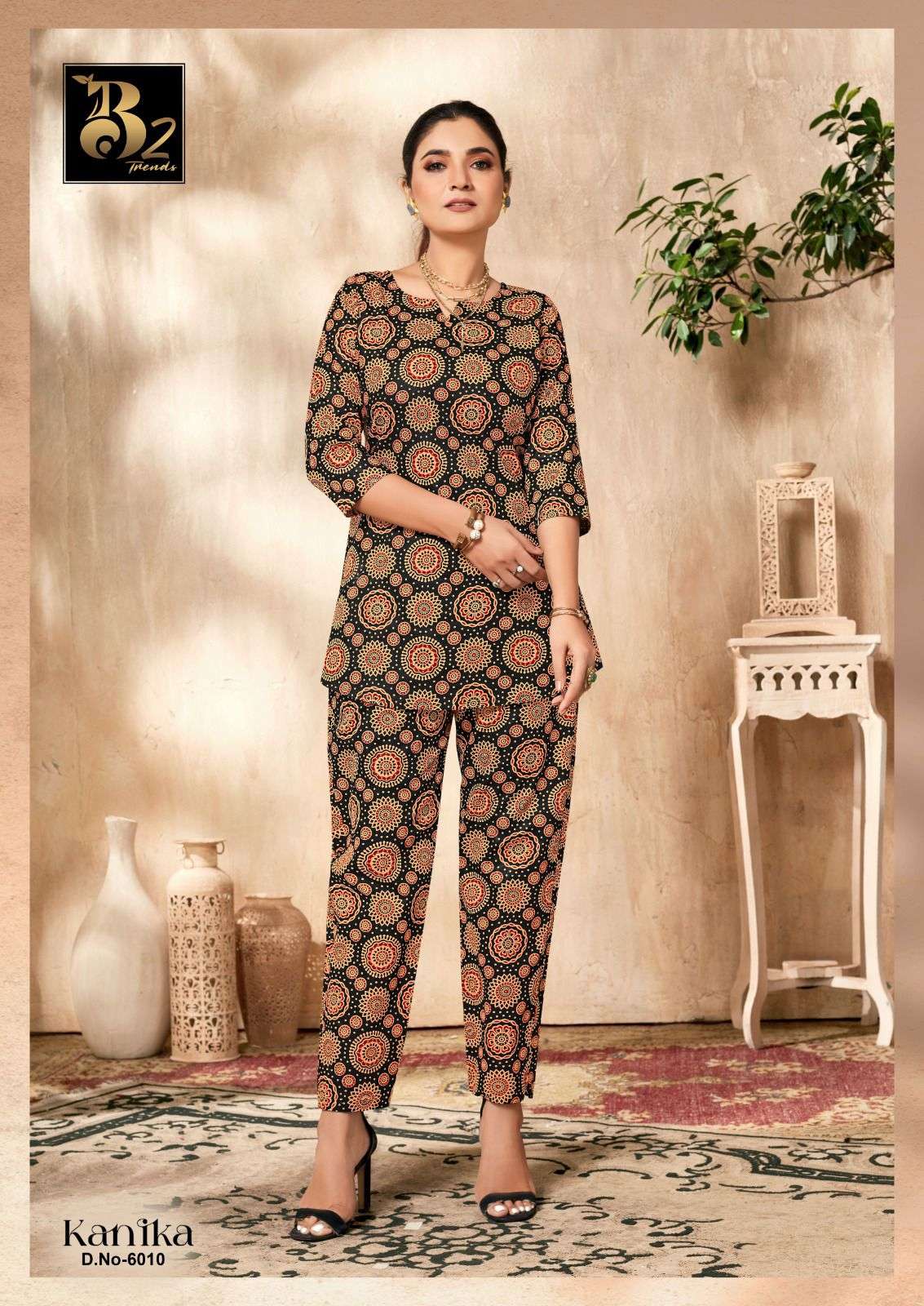 kanika vol-6 by b2 trends colors exclusive designer cotton readymade cord set supplier 