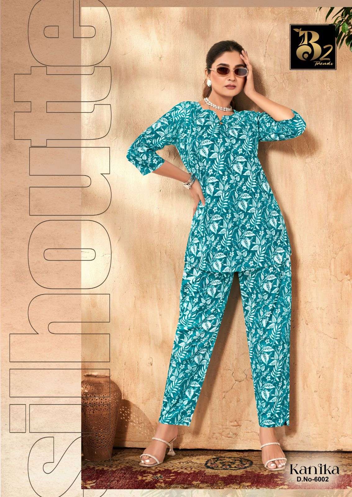 kanika vol-6 by b2 trends colors exclusive designer cotton readymade cord set supplier 