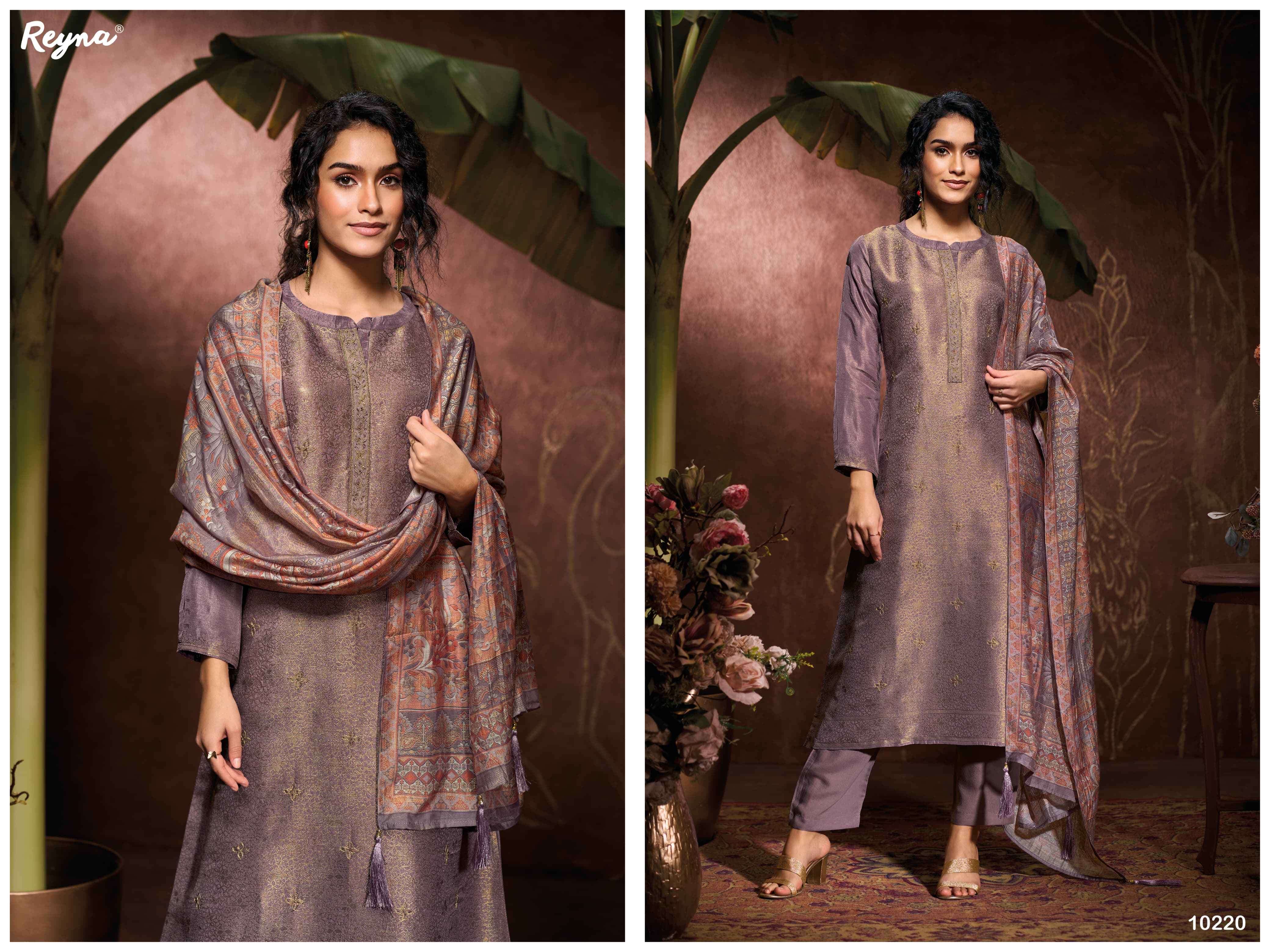 laxmi by reyna colors latest designer casual wear embroidered suit supplier 