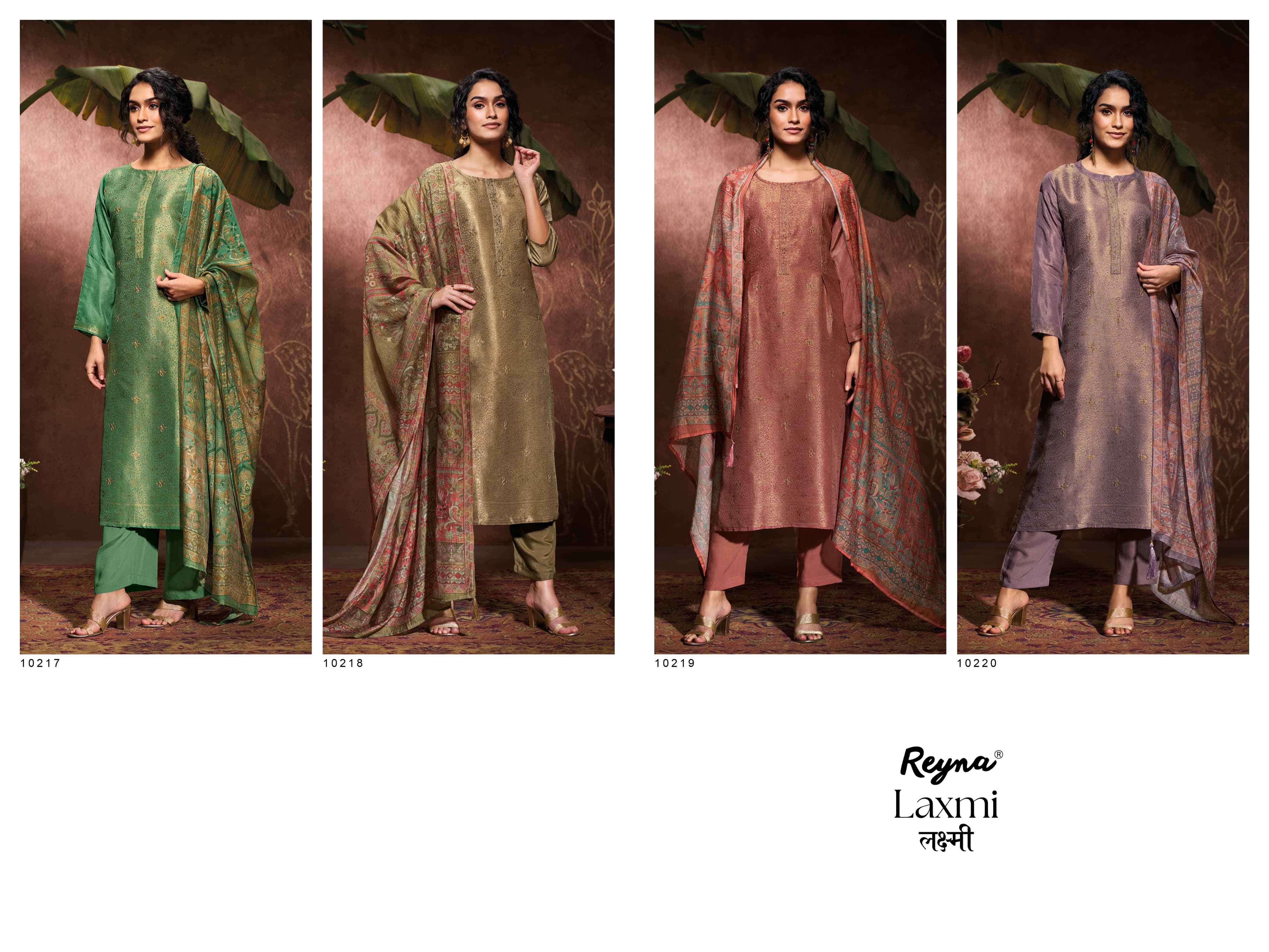 laxmi by reyna colors latest designer casual wear embroidered suit supplier 