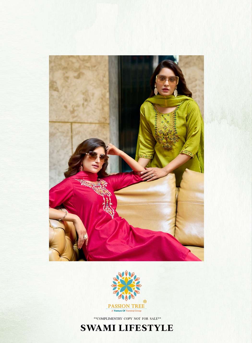 malvika vol-2 by passion tree colors latest designer casual wear vertican straight sut kurti supplier 