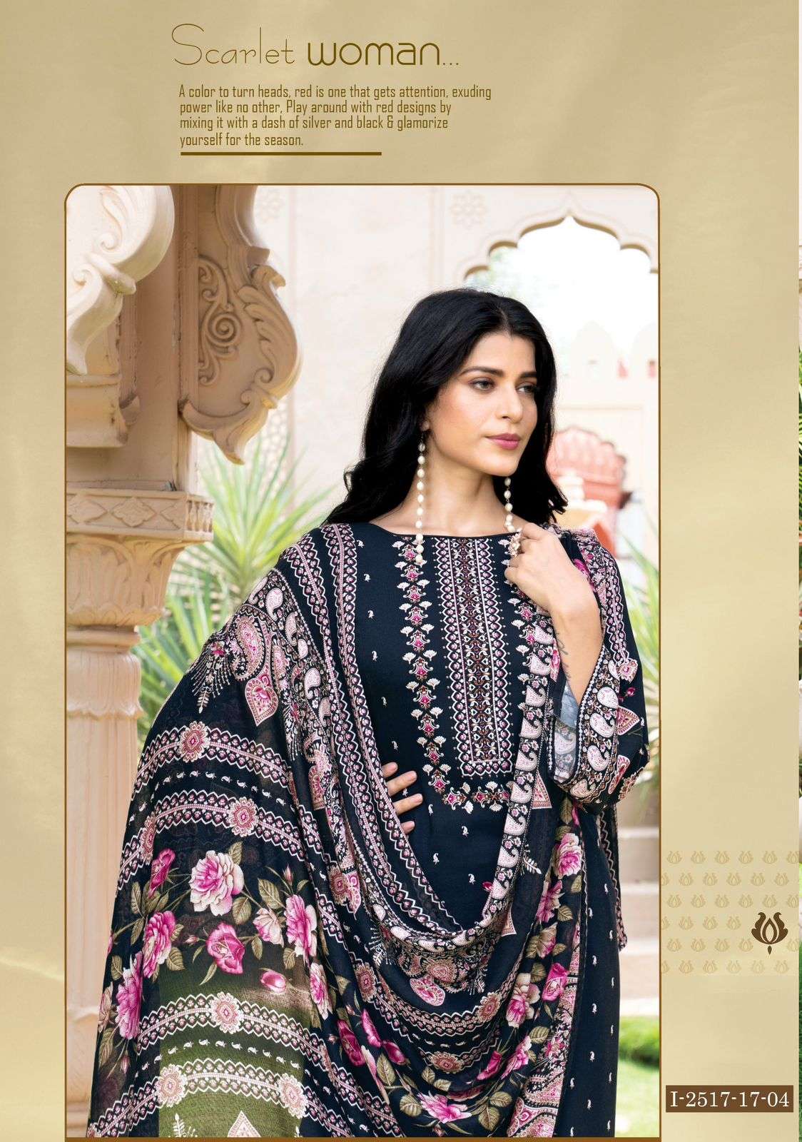 meheroon vol-8 by harshit colors exclusive print with heavy handwork suit wholesaler 