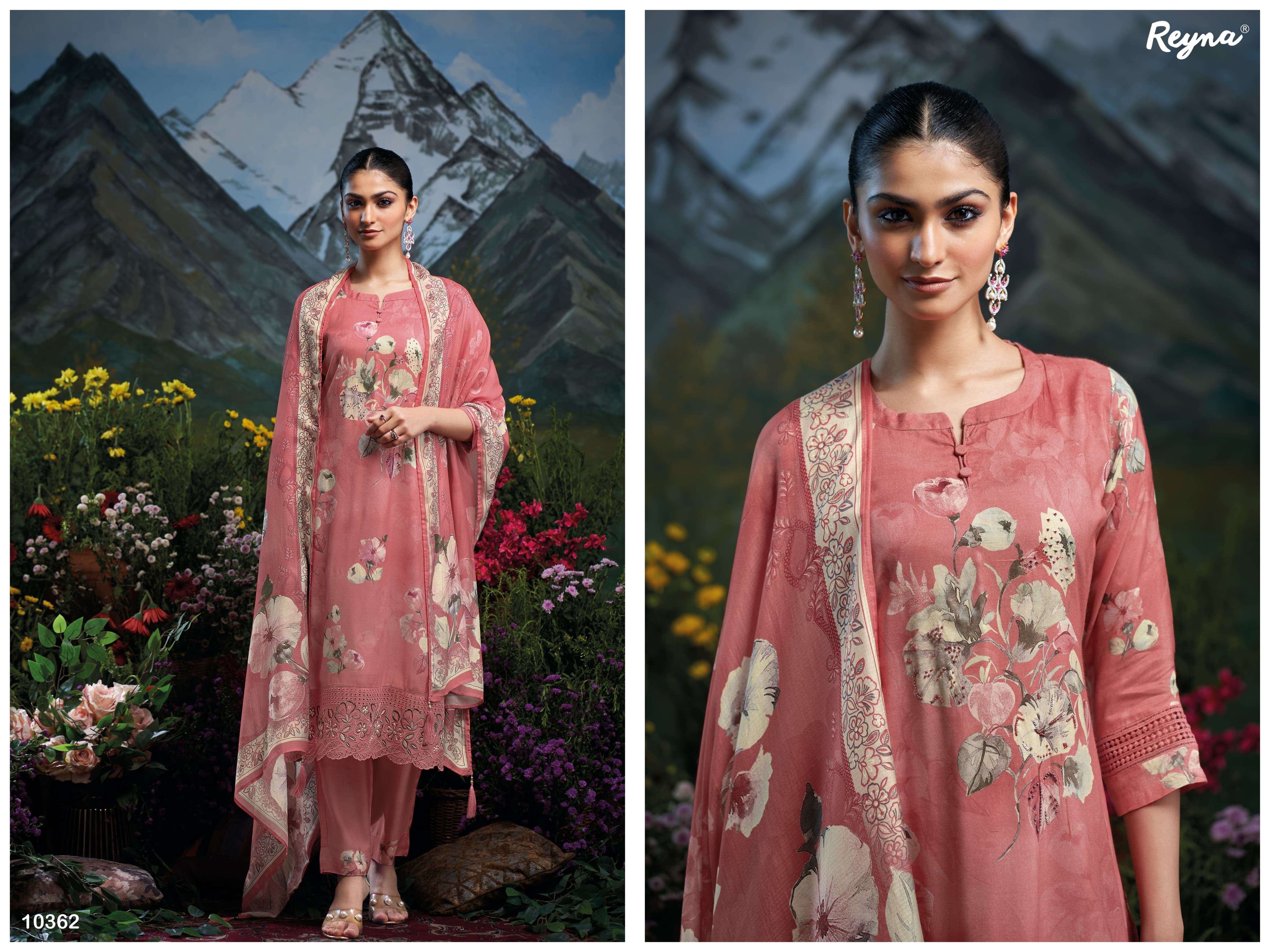 miele by reyna colors exclusive designer fancy hadnwork with printed salwar kameez supplier 