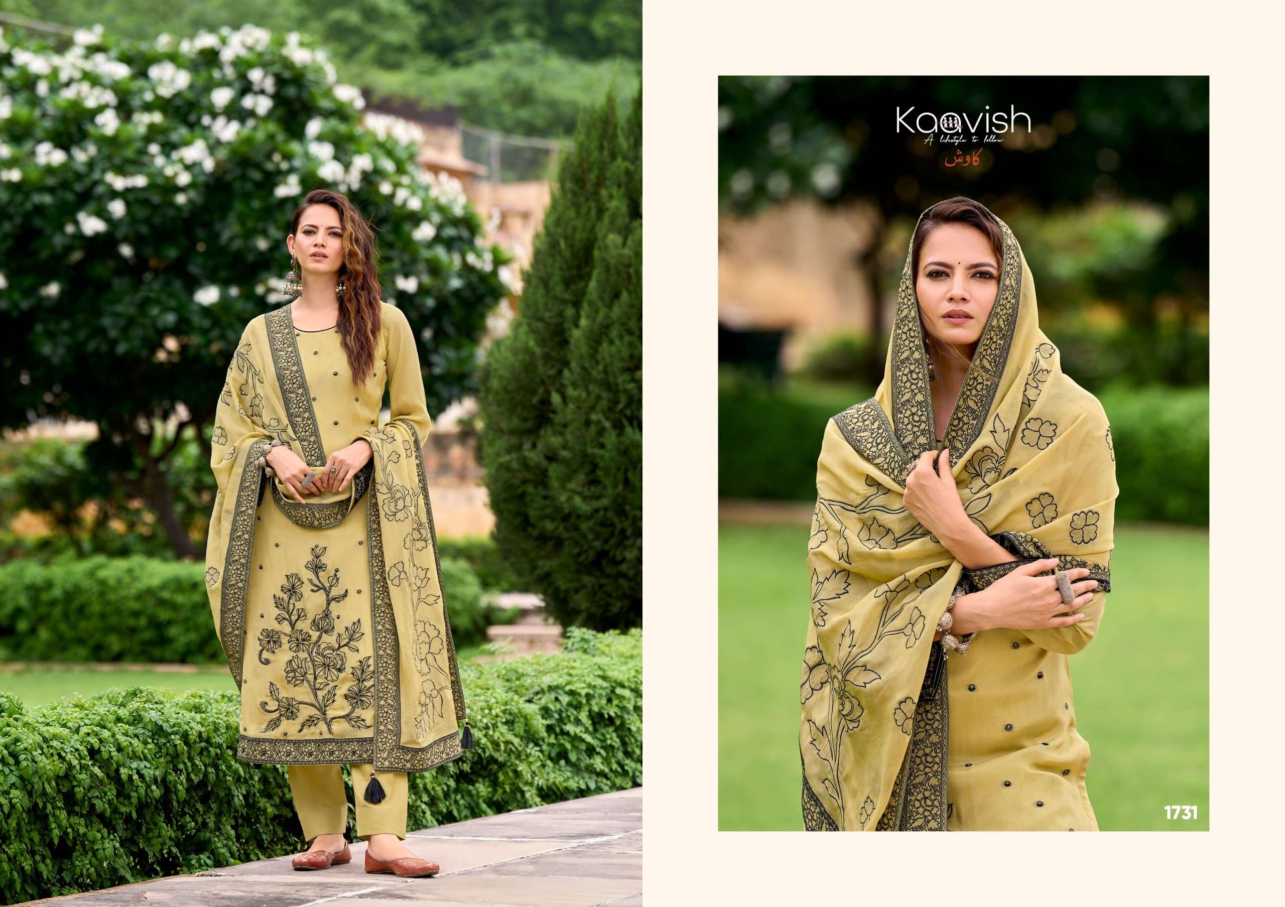 moksha by kaavish colors fancy handwork casual wear salwar kameez wholesaler 