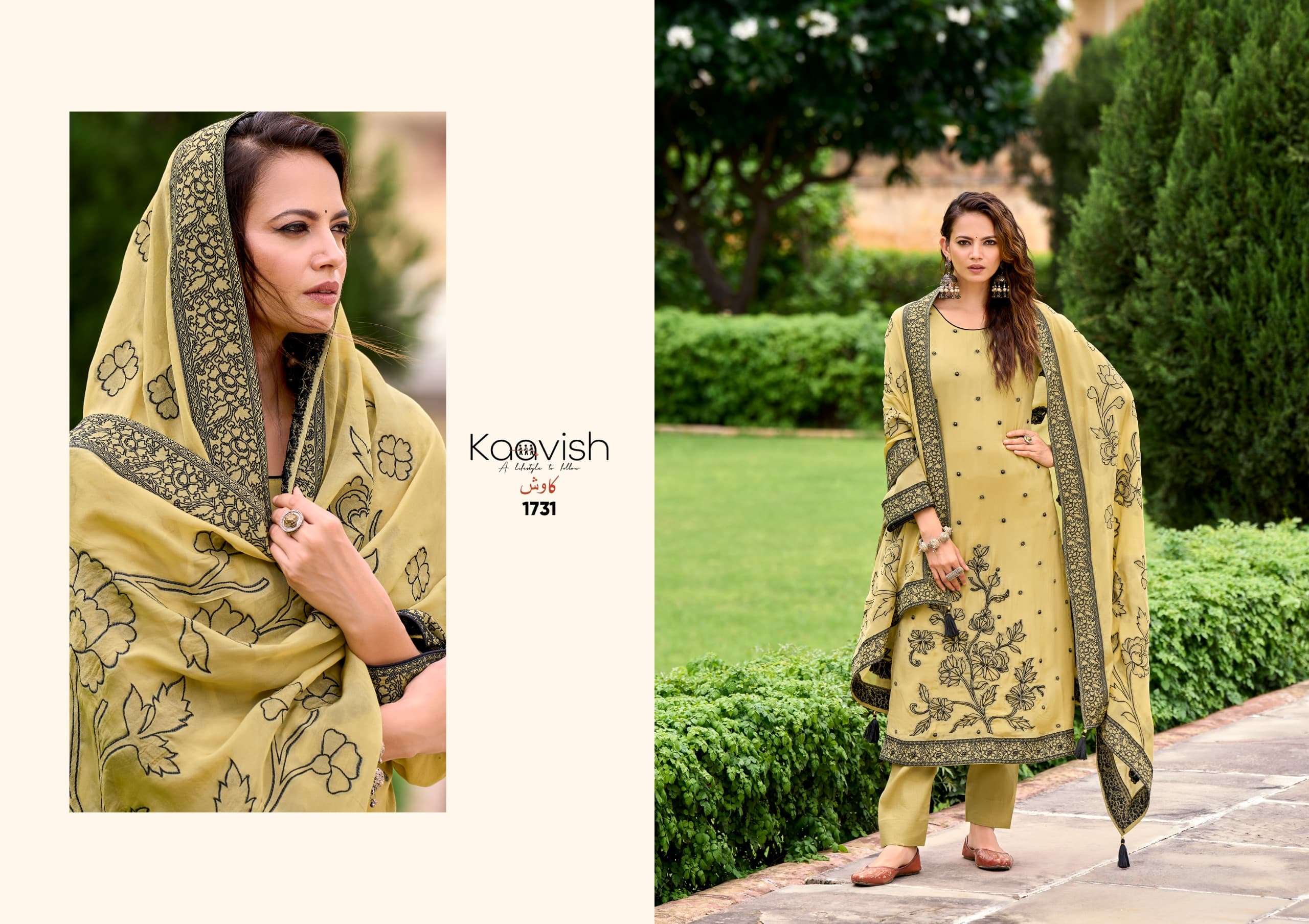 moksha by kaavish colors fancy handwork casual wear salwar kameez wholesaler 