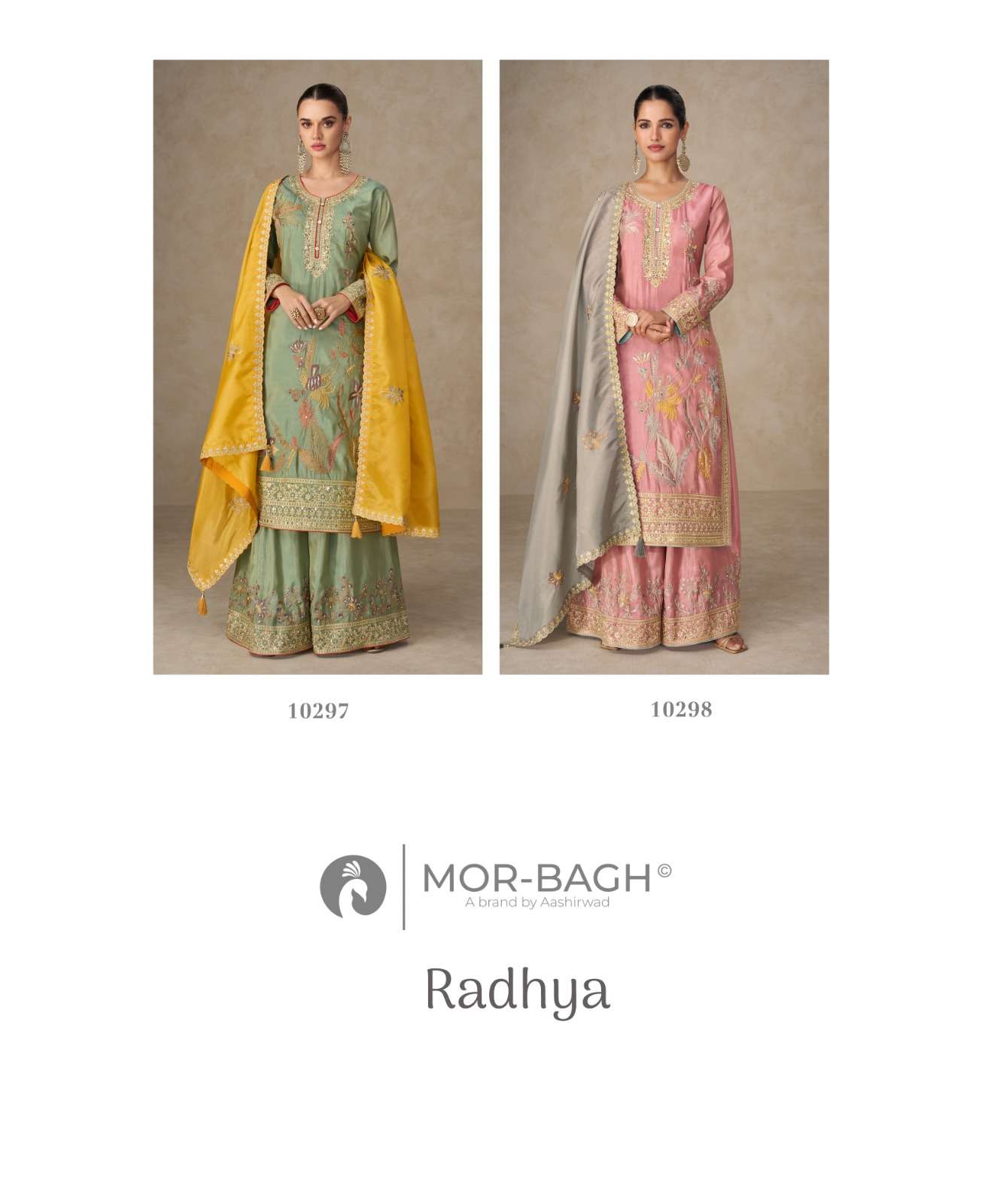 radhya by aashirwad creation colors exclusive designer wedding wear readymade 