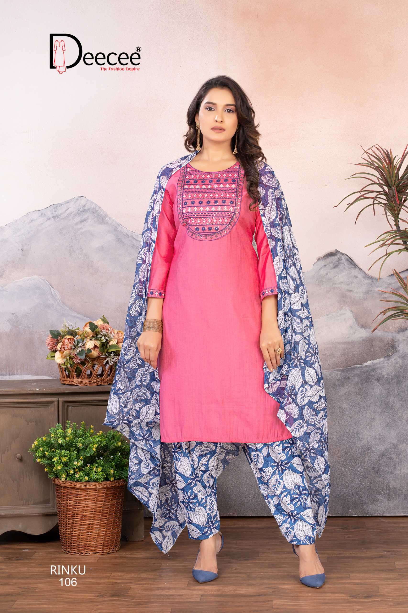 rinku by deecee colors best designer casual wear readymade salwar kameez wholesaler 