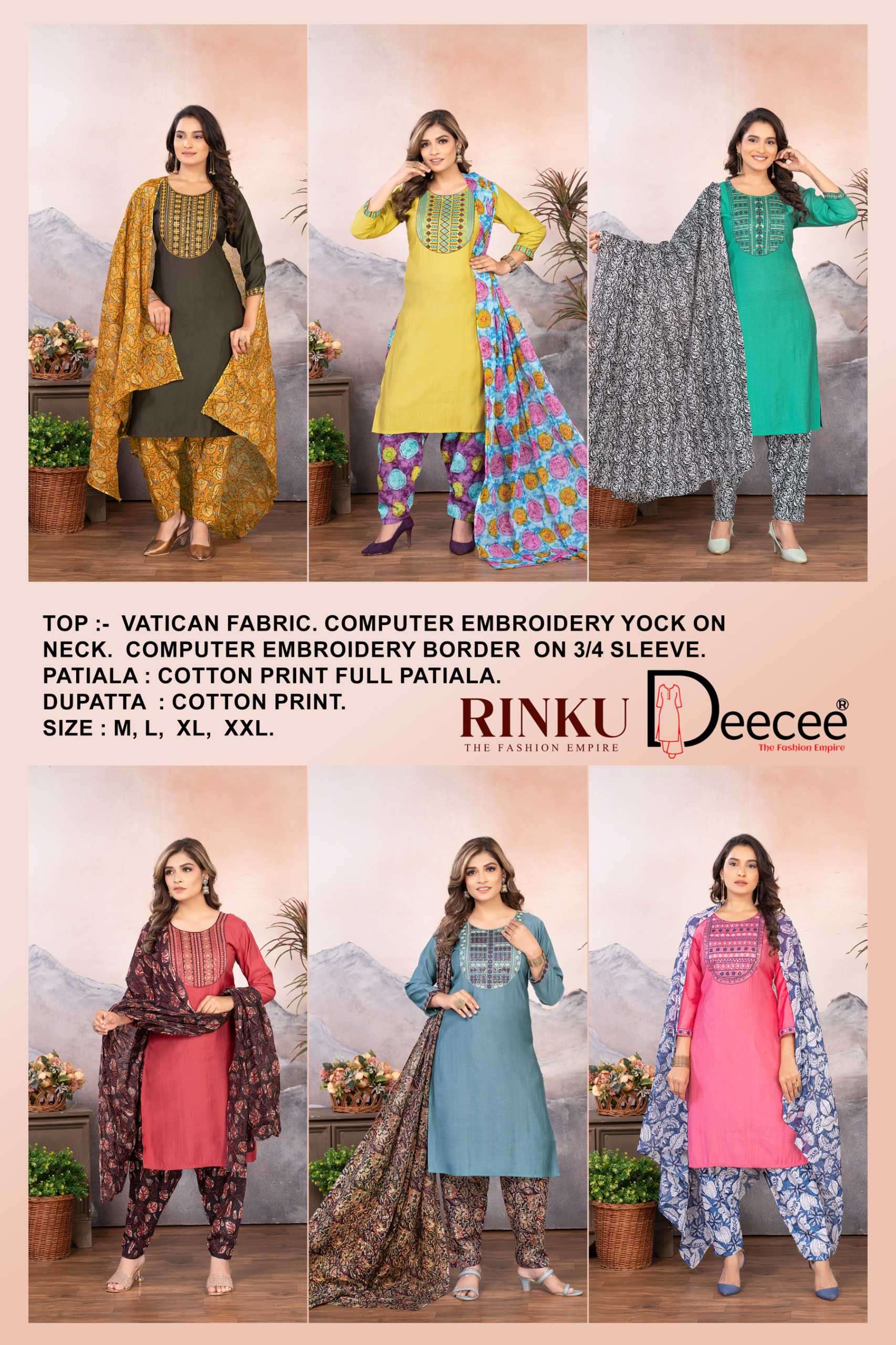 rinku by deecee colors best designer casual wear readymade salwar kameez wholesaler 