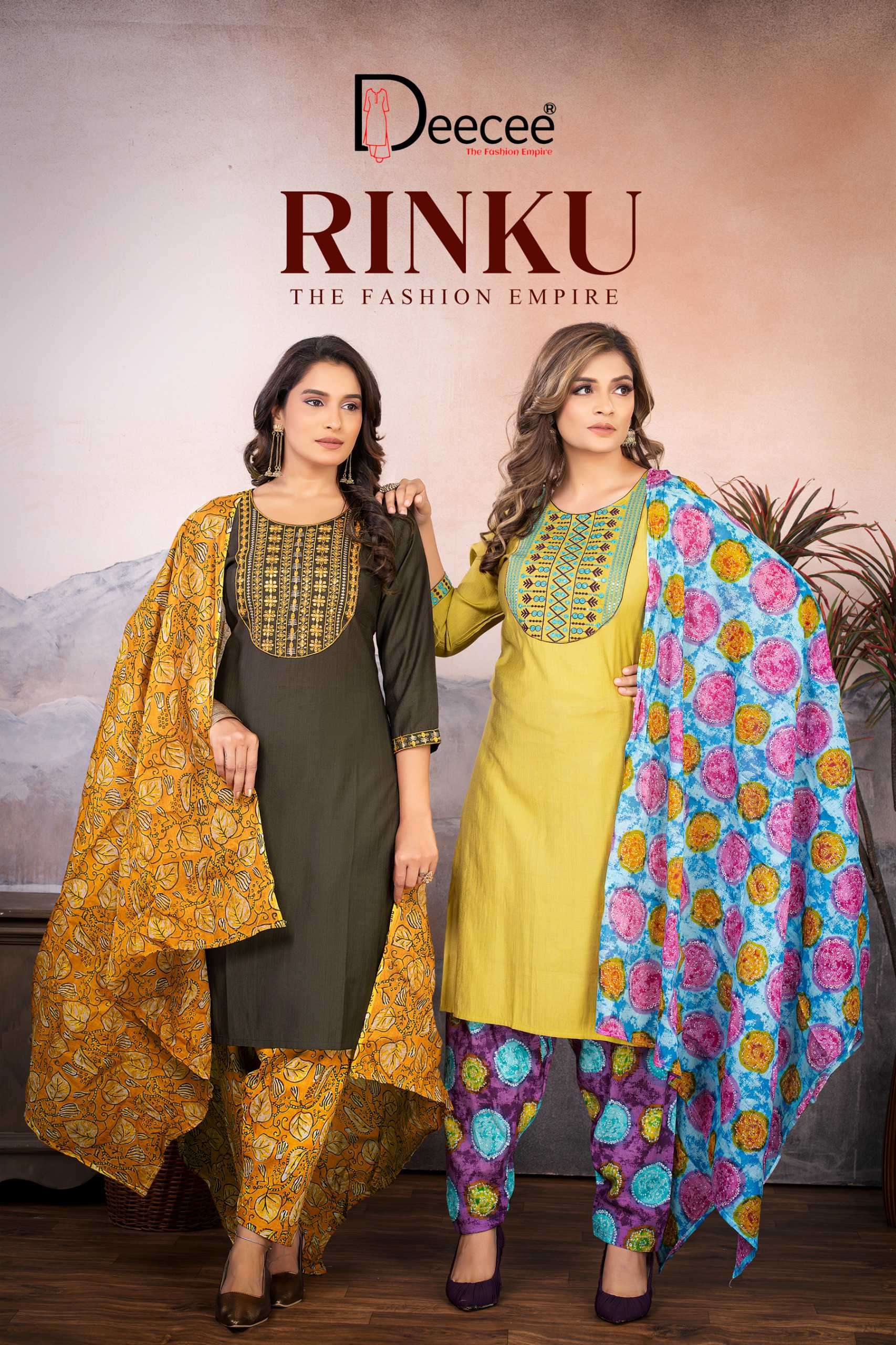 rinku by deecee colors best designer casual wear readymade salwar kameez wholesaler 