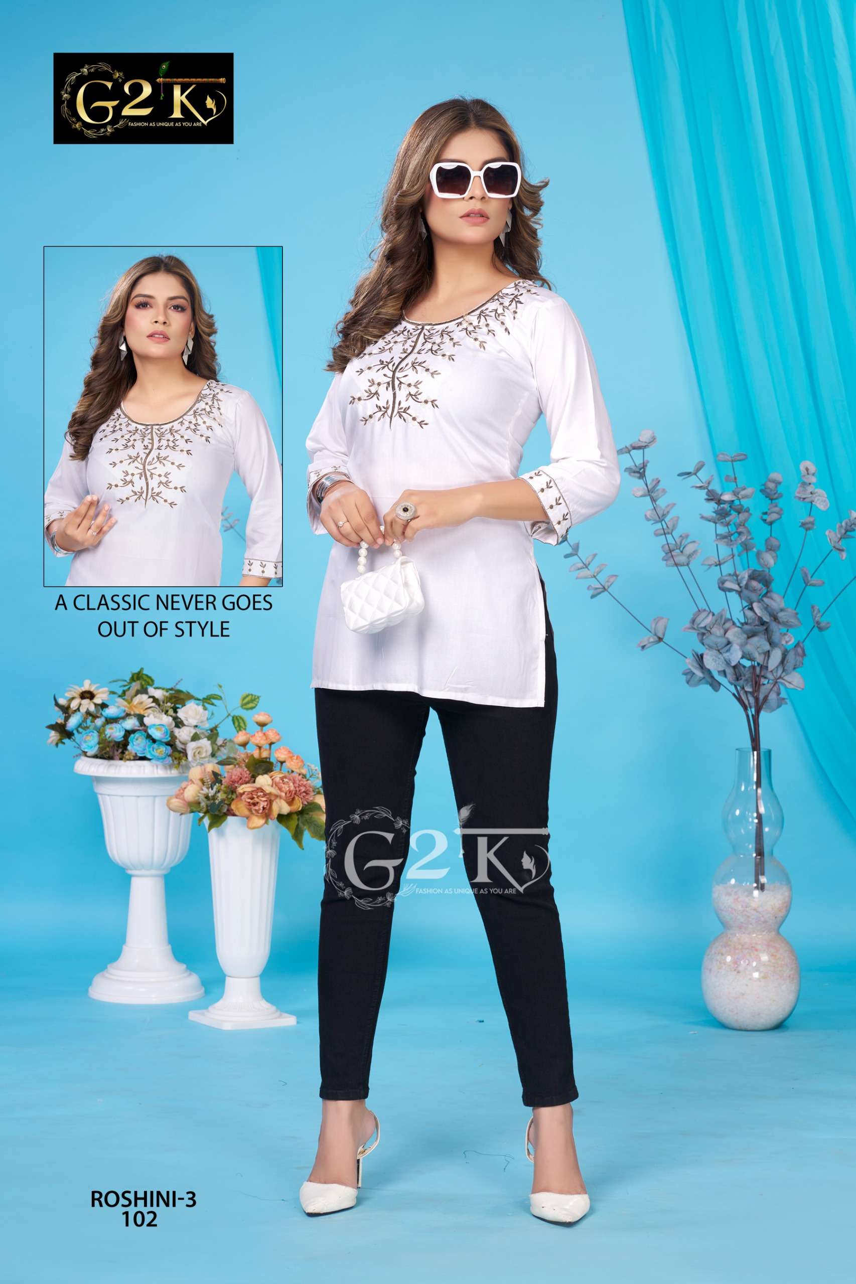roshni vol-3 by bonie colors latest designer daily wear short top wholesaler 