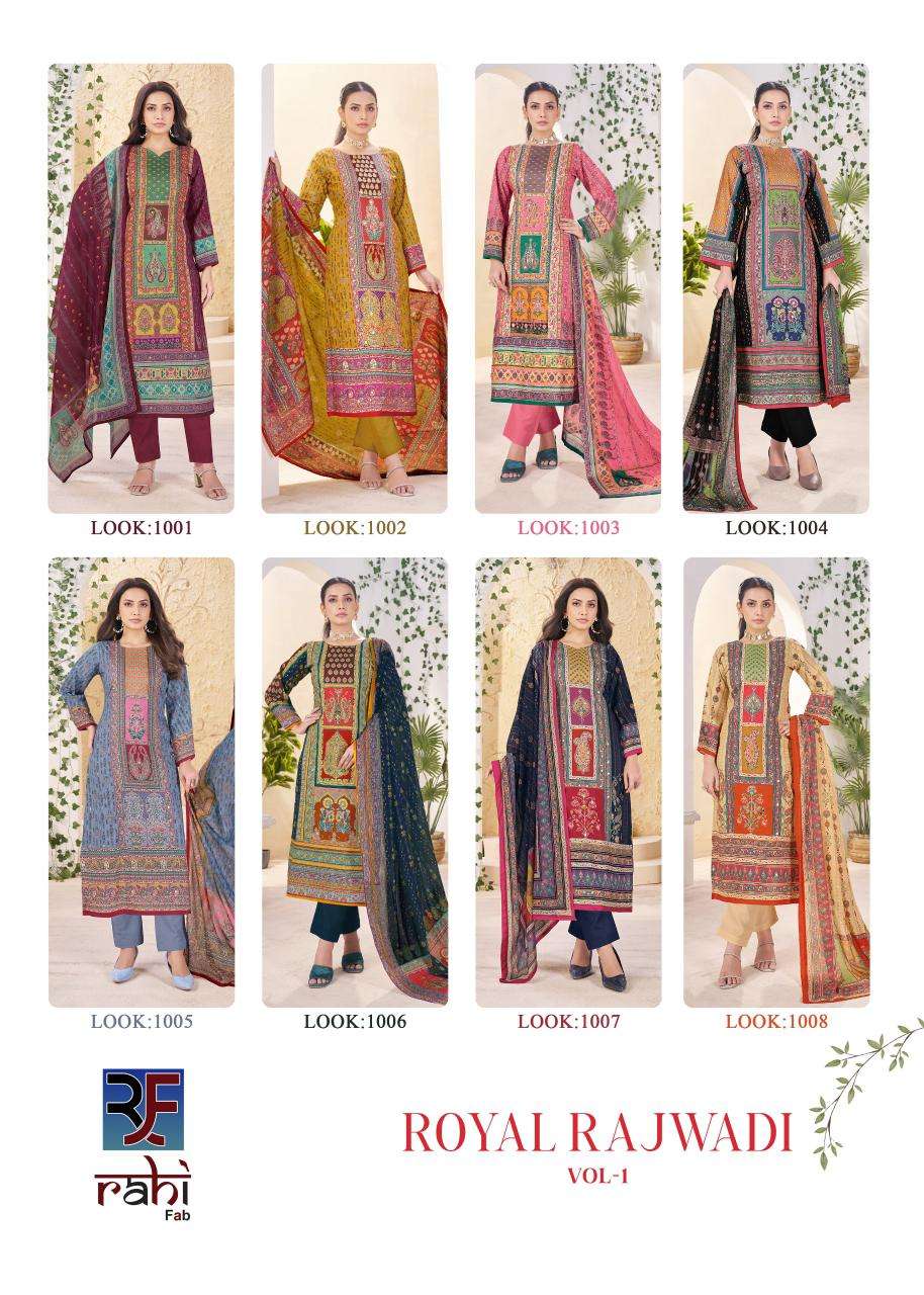 royal rajwadi by rahi fab colors best designer casual wear cotton salwar suit exporter surat