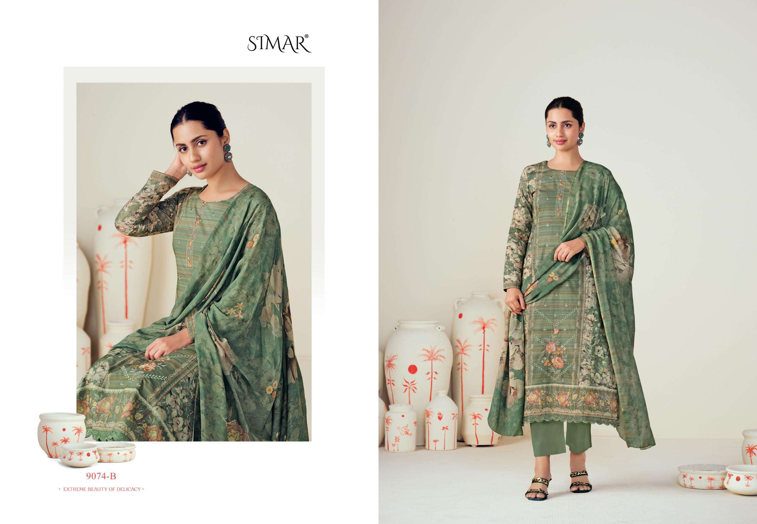 rumi by glossy colors exclusive designer casual wear digital printed salwar kameez wholesaler 