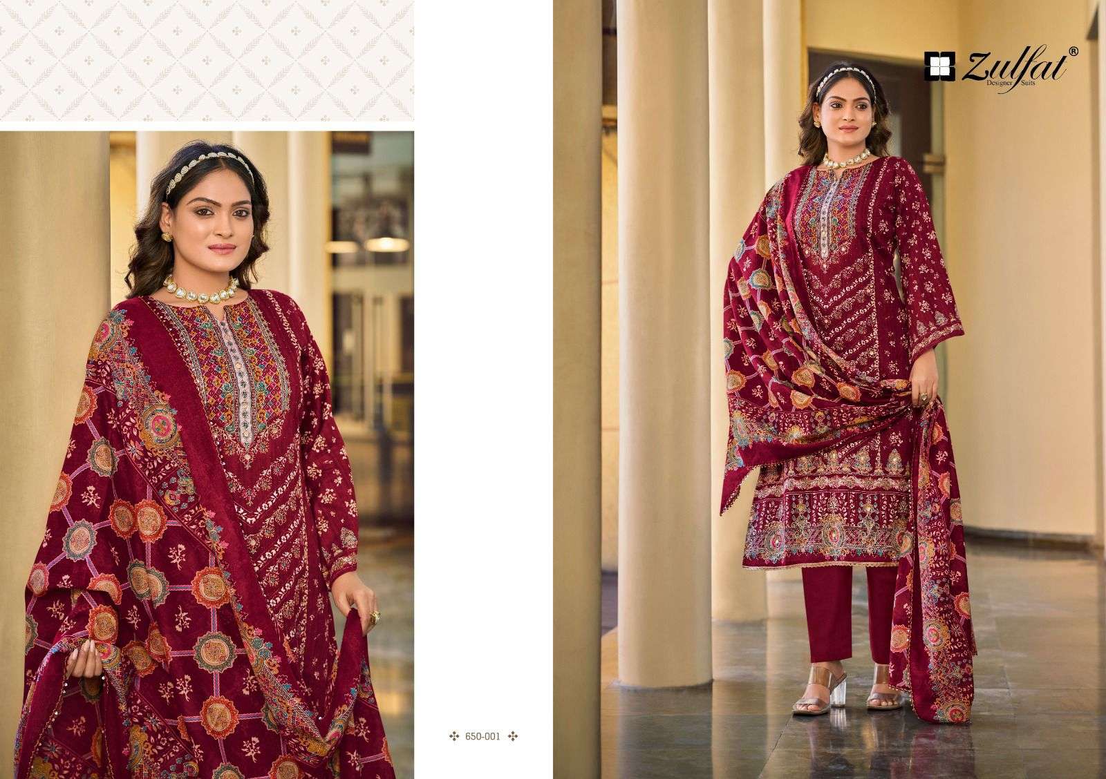 sangini vol-7 by zulfat designer suit colors latest designer jam cotton suit exporter surat
