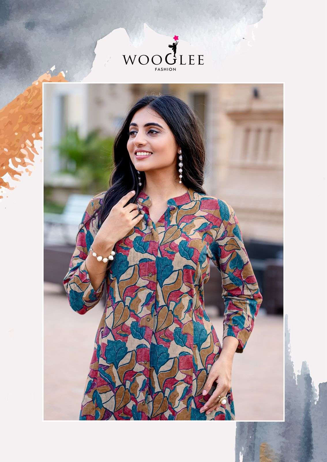 sankalp by wooglee 2001-2006 series latest designer rayon printed cord set wholesaler 