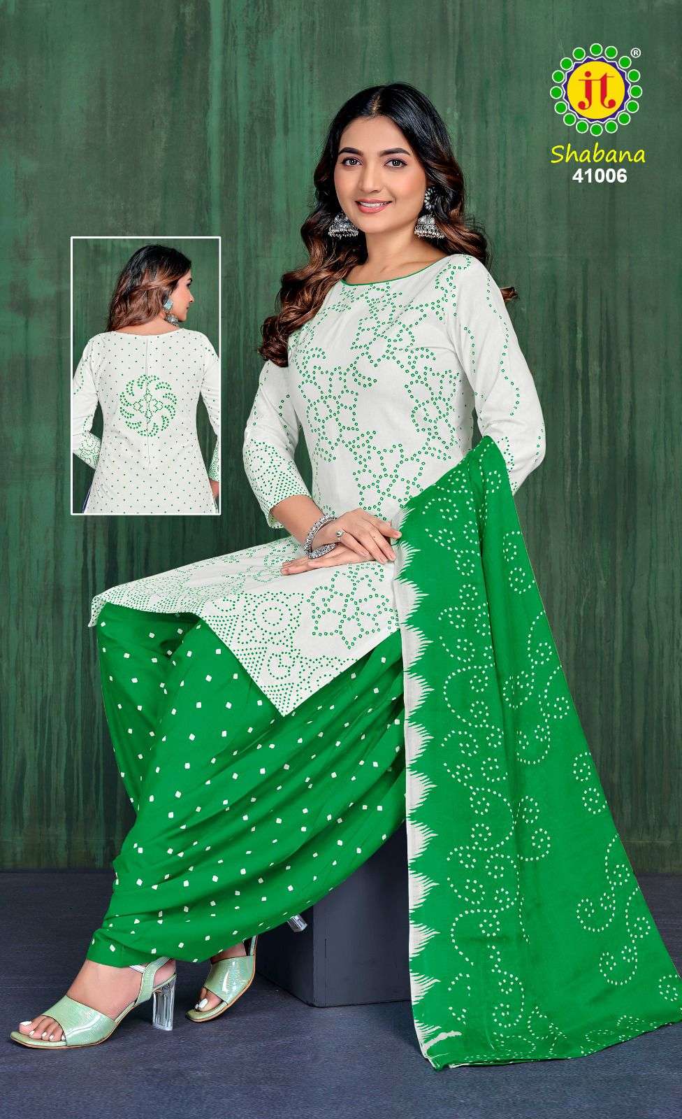 shabana vol-41 by jamatmal colors cotton fancy work designer suit wholesler