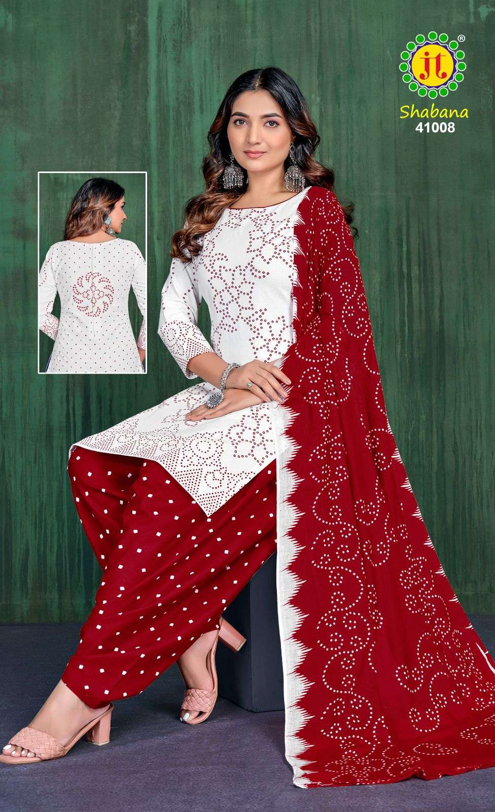 shabana vol-41 by jamatmal colors cotton fancy work designer suit wholesler