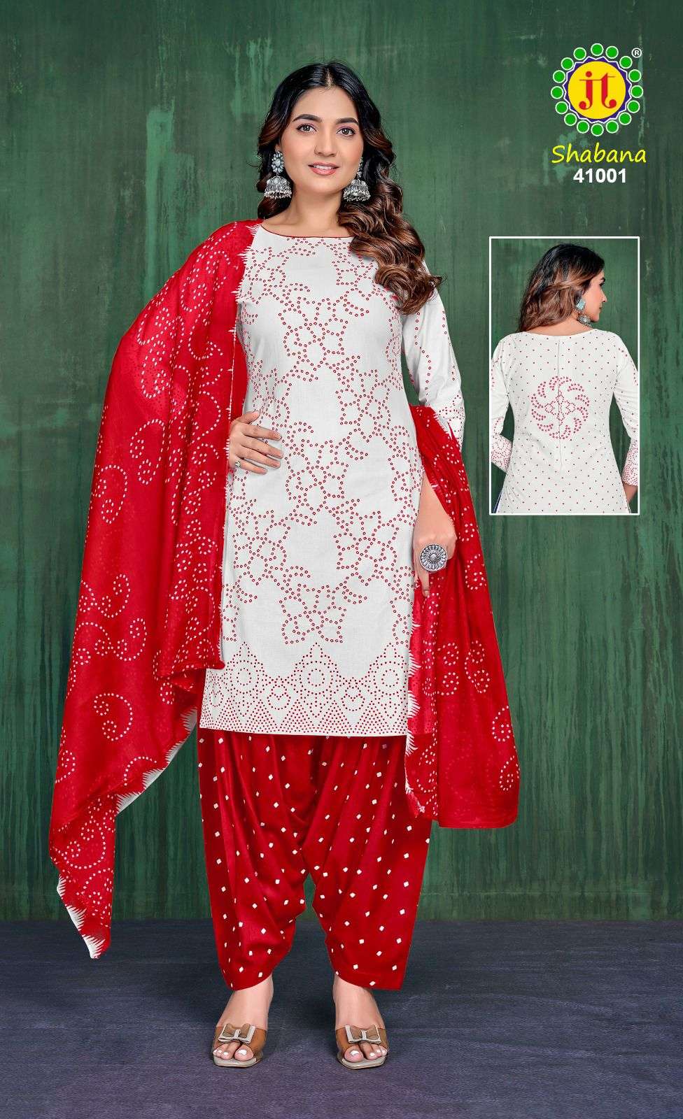 shabana vol-41 by jamatmal colors cotton fancy work designer suit wholesler