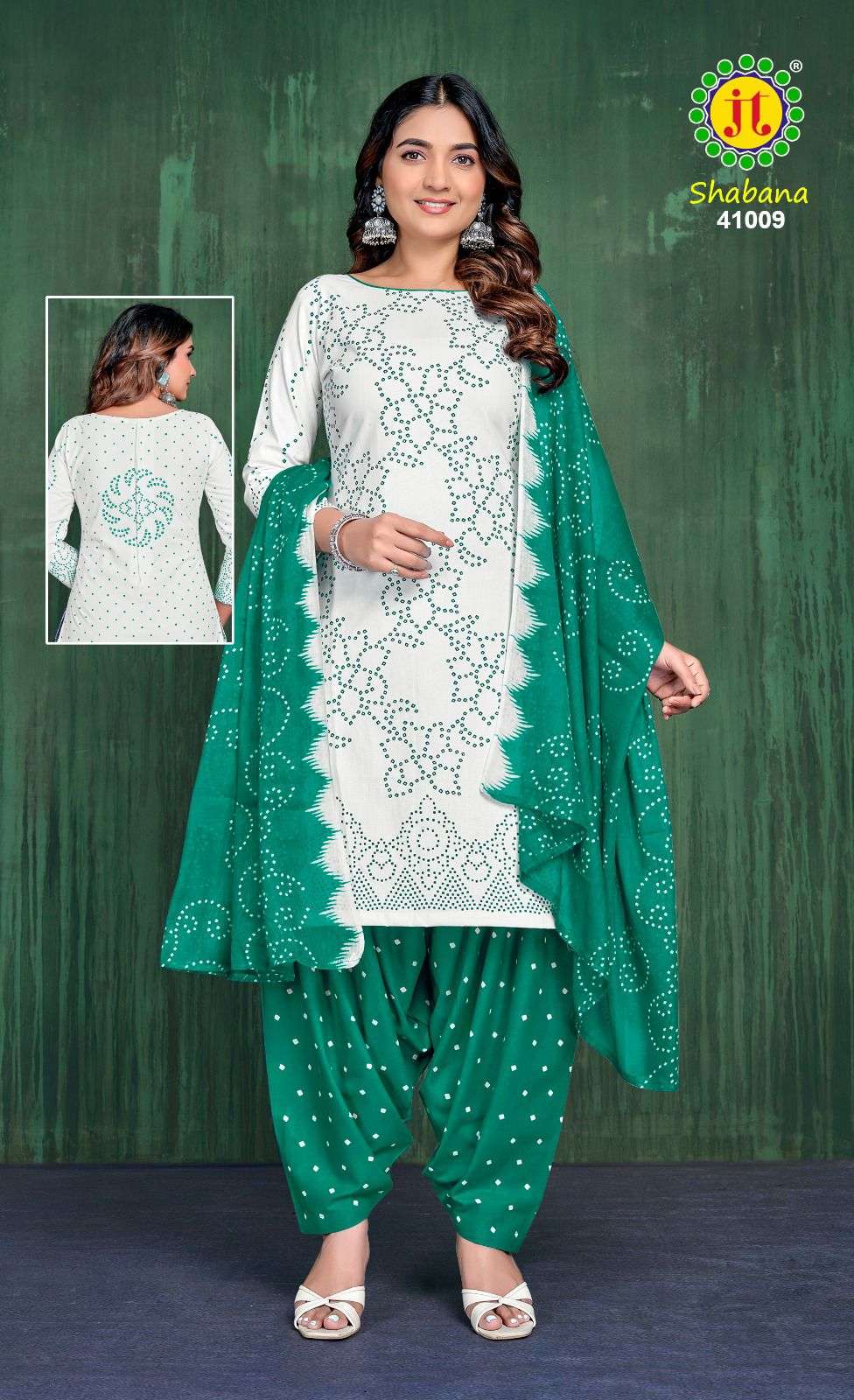 shabana vol-41 by jamatmal colors cotton fancy work designer suit wholesler