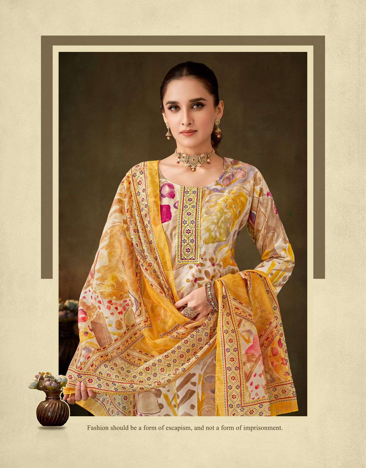 shivika vol-1 by taniksh colors latest designer casual wear muslin readymade collection surat