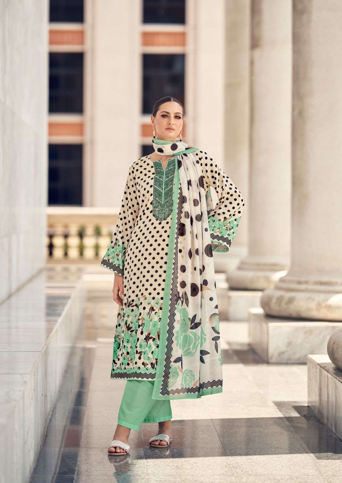 the hermitage shop florence designer jam satin digital embroidered party wear salwar kameez wholesale price surat