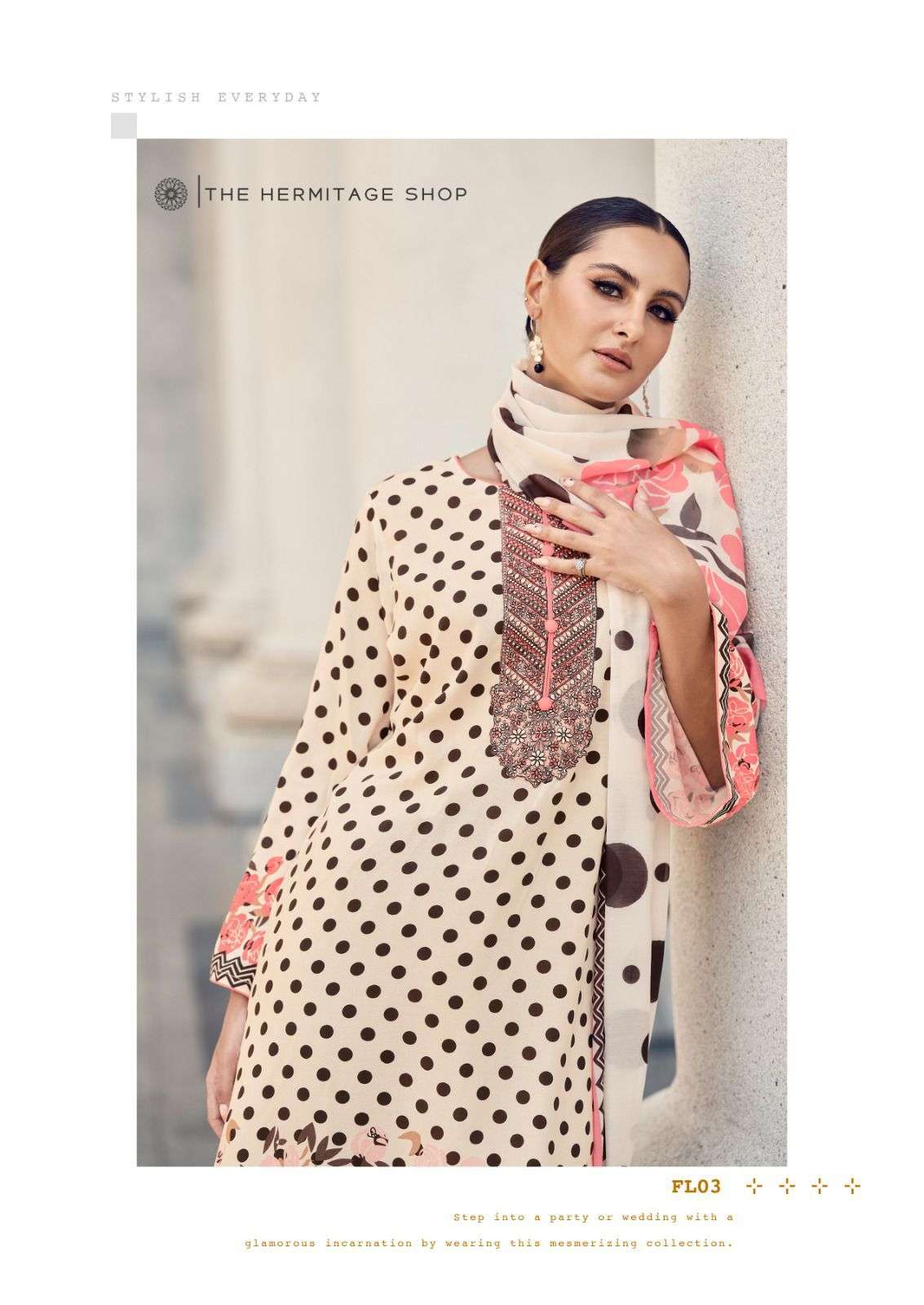 the hermitage shop florence designer jam satin digital embroidered party wear salwar kameez wholesale price surat