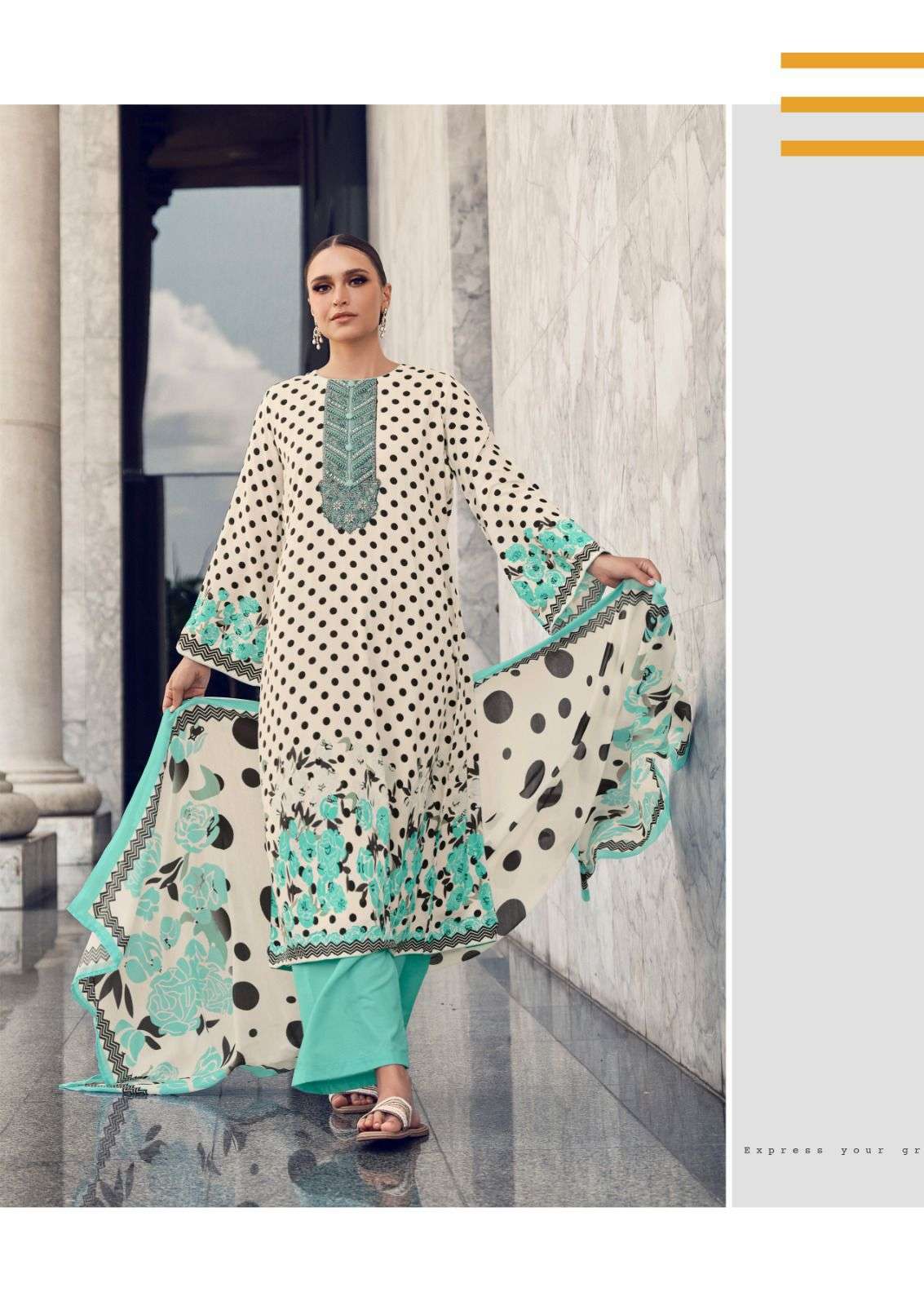 the hermitage shop florence designer jam satin digital embroidered party wear salwar kameez wholesale price surat