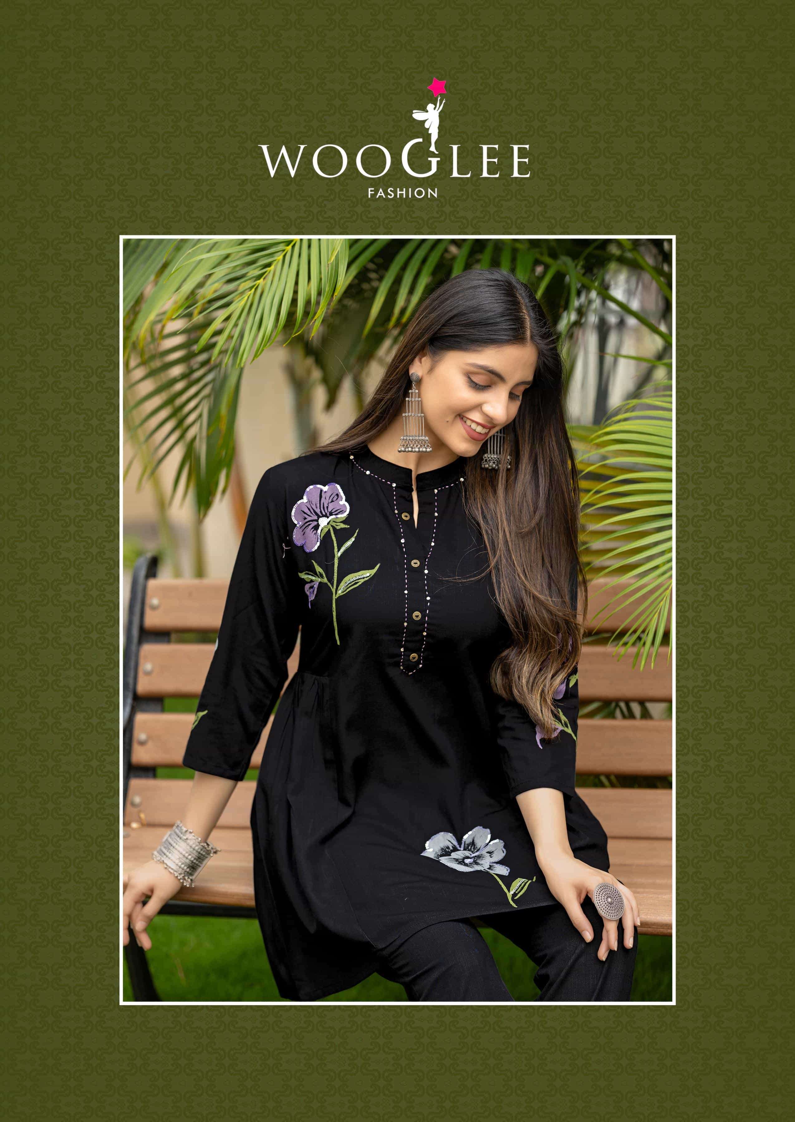 tulip vol-2 by wooglee 3005-3009 series exclusive designer casual wear readymade cord set supplier 