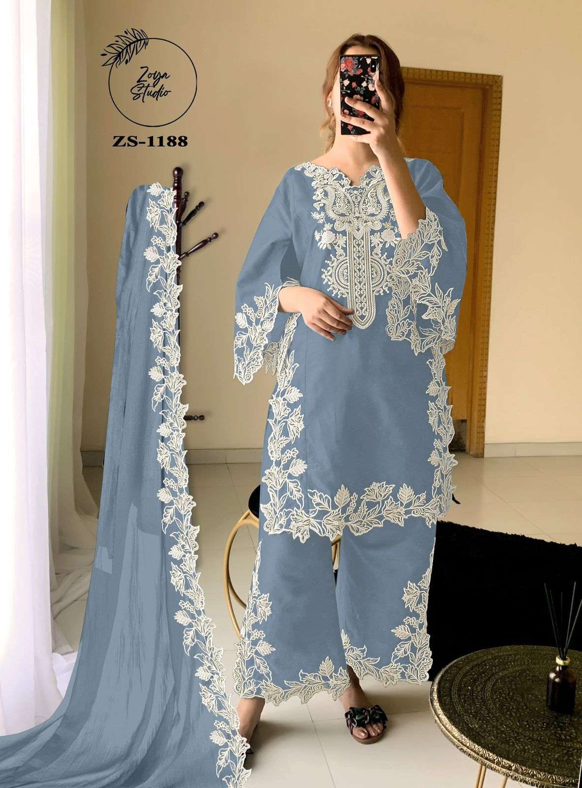 1188 by zoya colors roman silk designer readymade salwar suit wholesale price surat