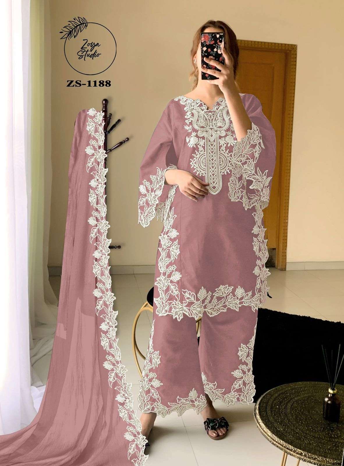 1188 by zoya colors roman silk designer readymade salwar suit wholesale price surat