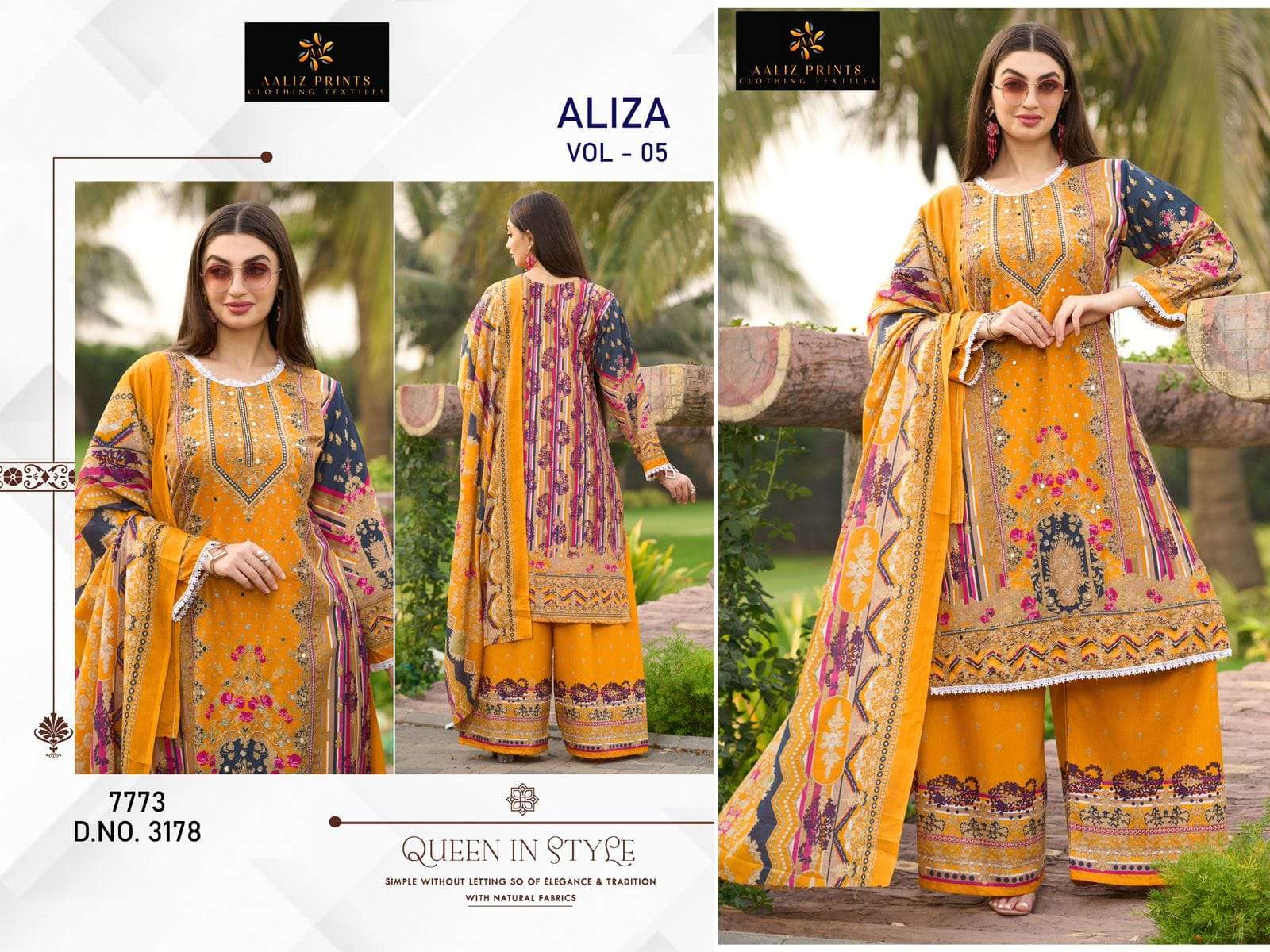 aaliza vol-5 by aaliz print colors exclusive mirror work with handwork plazo suit supplier