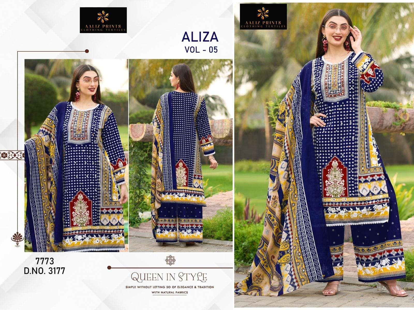 aaliza vol-5 by aaliz print colors exclusive mirror work with handwork plazo suit supplier