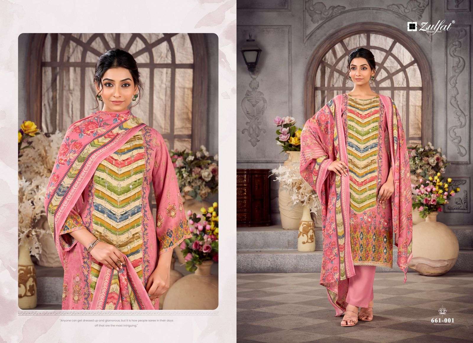 aayat vol-17 by zulfat designer suit colors exclusive designer heavy handwork discharge printed suit supplier 