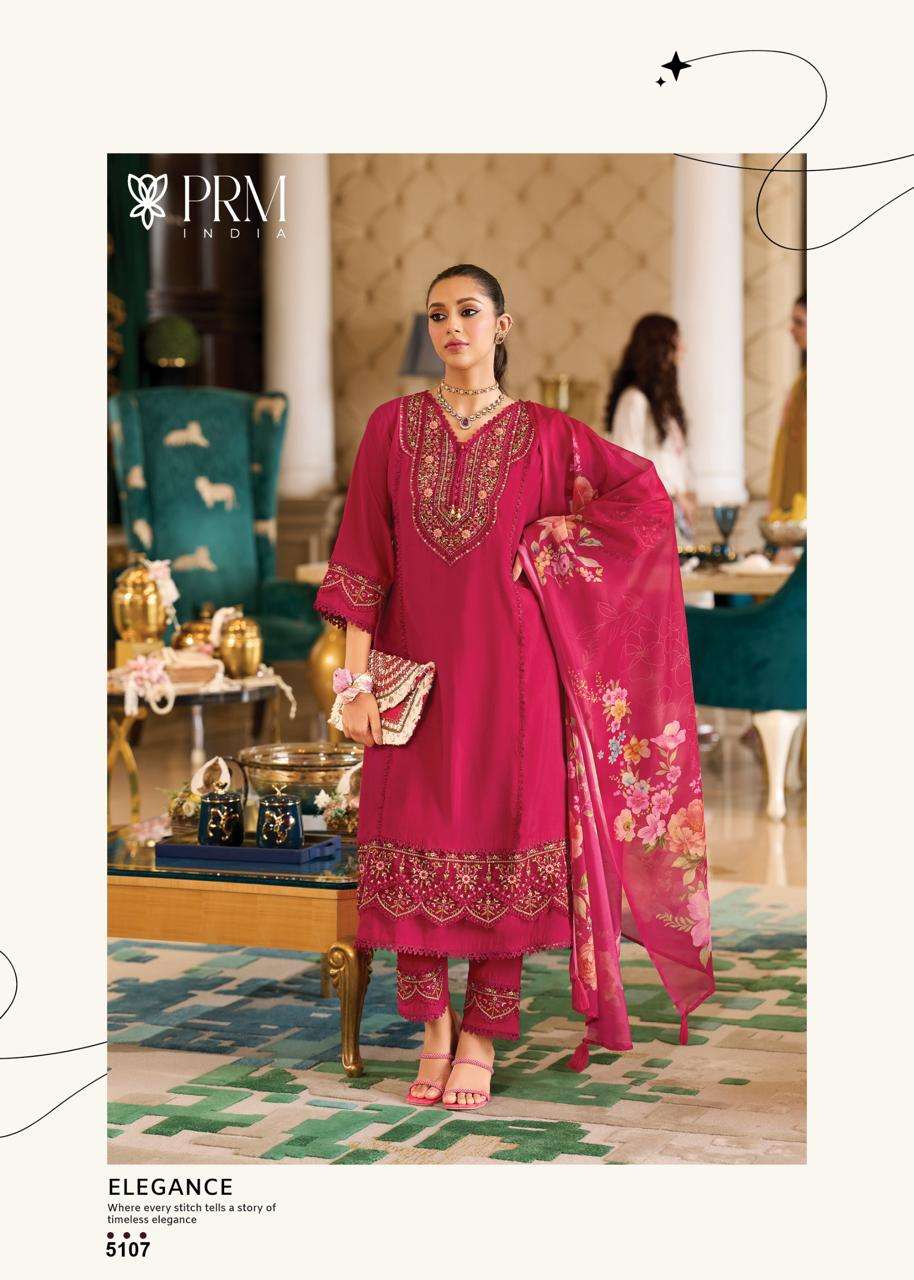 amoro by prm trendz colors fancy embroidered party wear readymade suit supplier 
