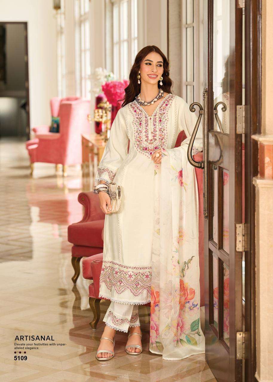 amoro by prm trendz colors fancy embroidered party wear readymade suit supplier 