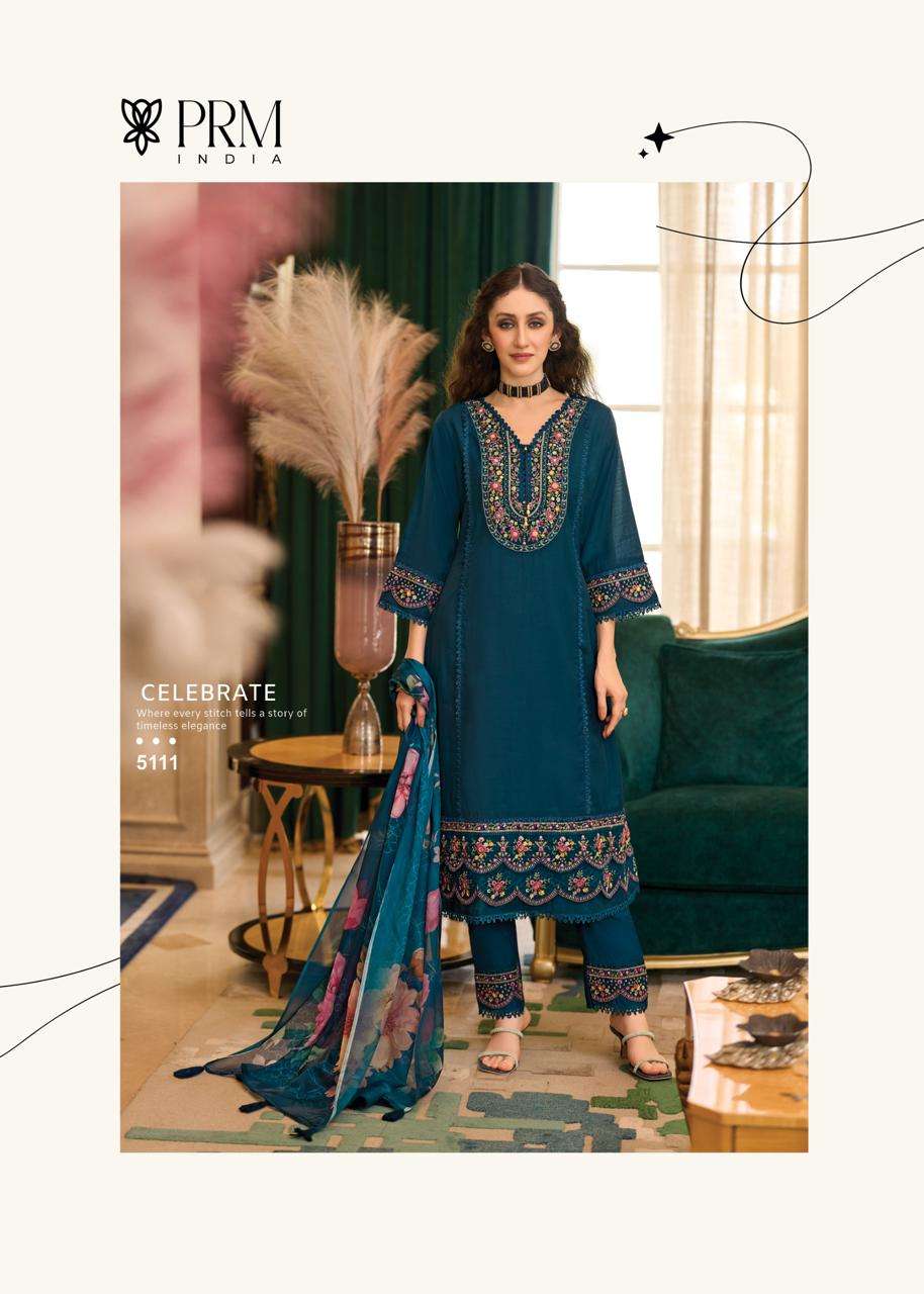 amoro by prm trendz colors fancy embroidered party wear readymade suit supplier 