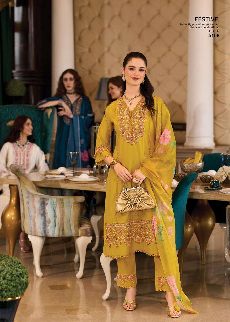 amoro by prm trendz colors fancy embroidered party wear readymade suit supplier 