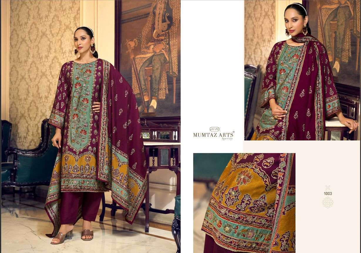 barkha by mumtaz arts colors exclusive designer foil digital print with embroidered suit supplier 