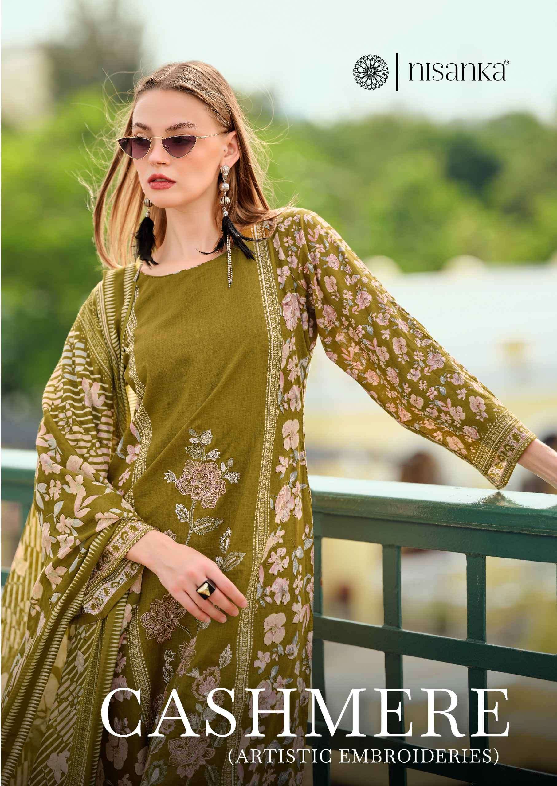 cashmere by hermitage exclusive designer embroidered salwar suit wholesaler surat