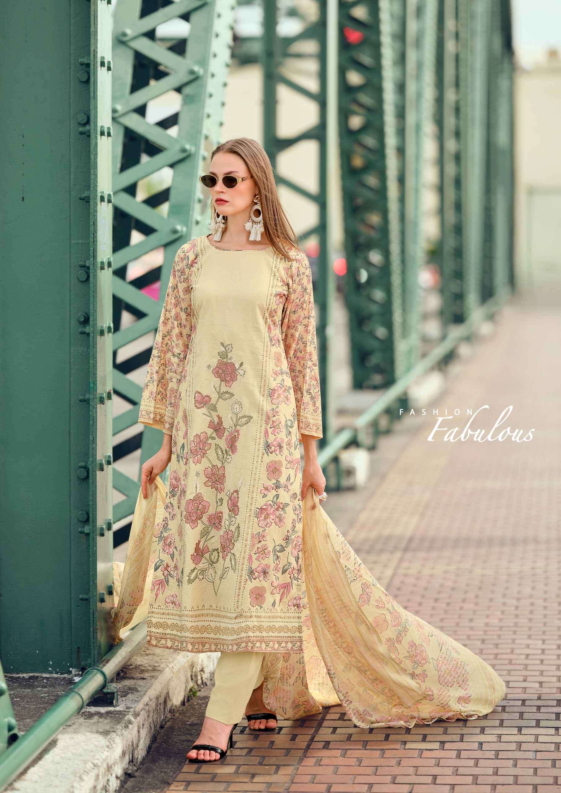 cashmere by hermitage exclusive designer embroidered salwar suit wholesaler surat