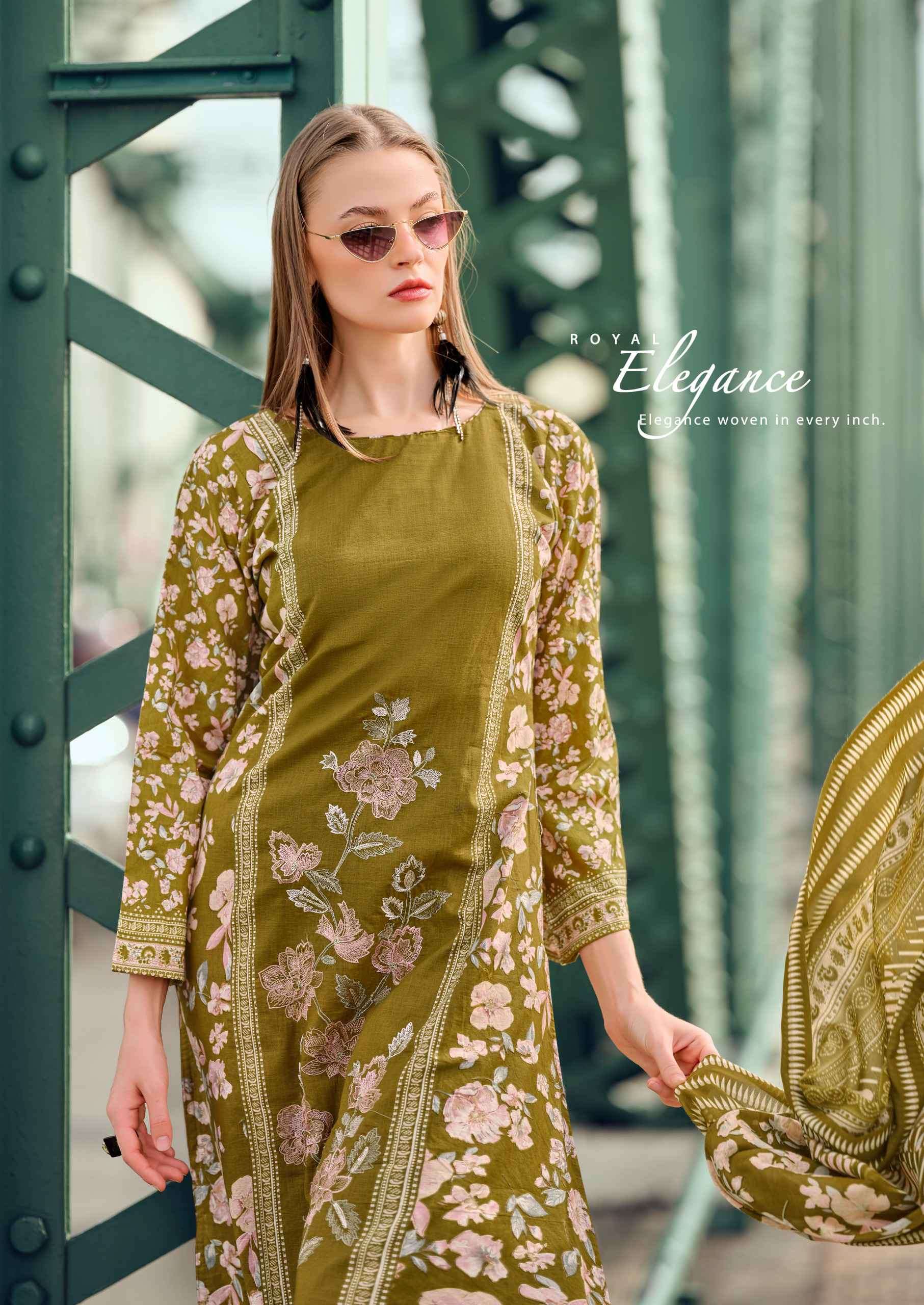 cashmere by hermitage exclusive designer embroidered salwar suit wholesaler surat