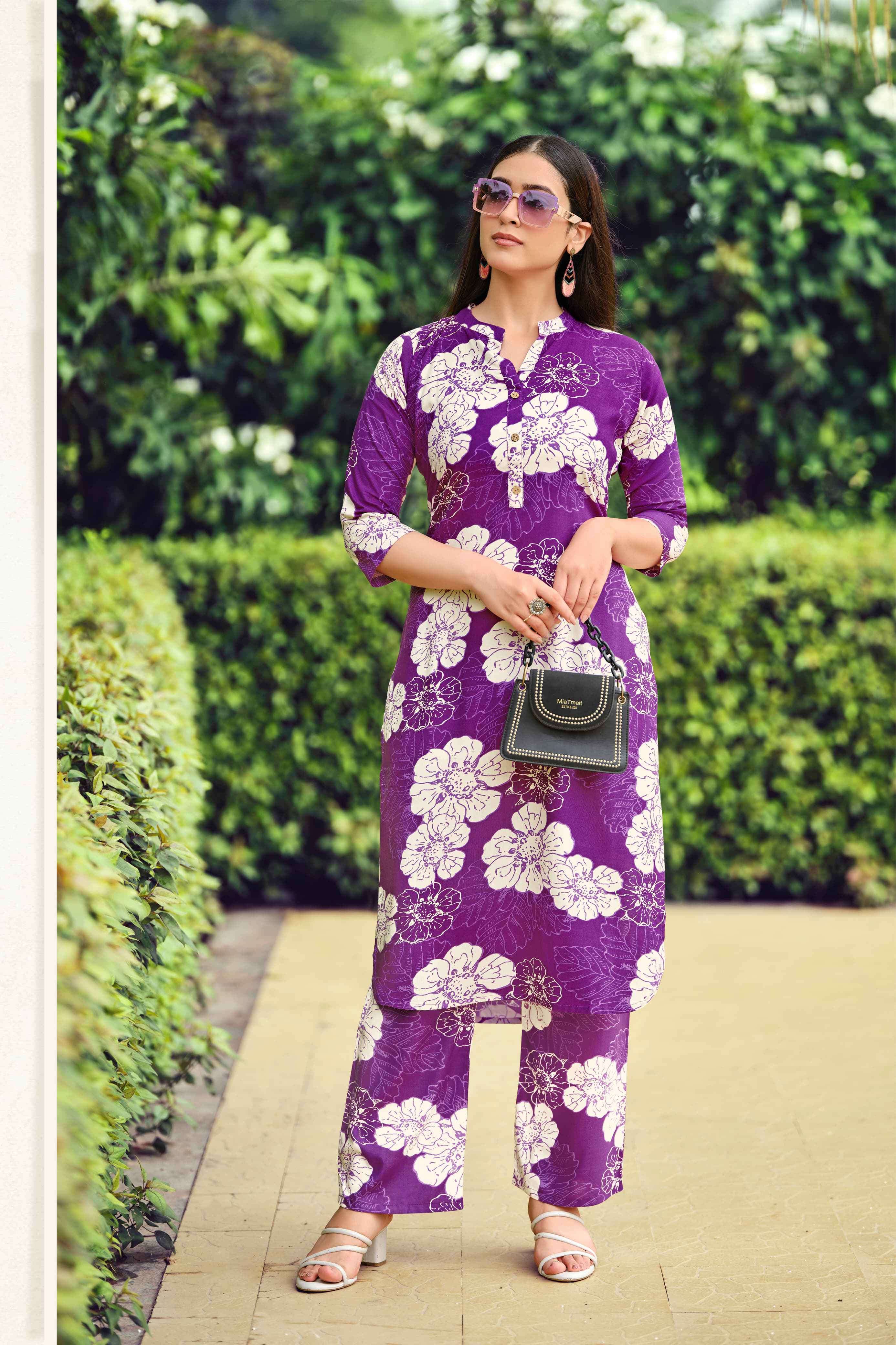 cinderella vol-6 by tips&tops 1001-1006 series casual wear rayon printed readymade cord set supplier 