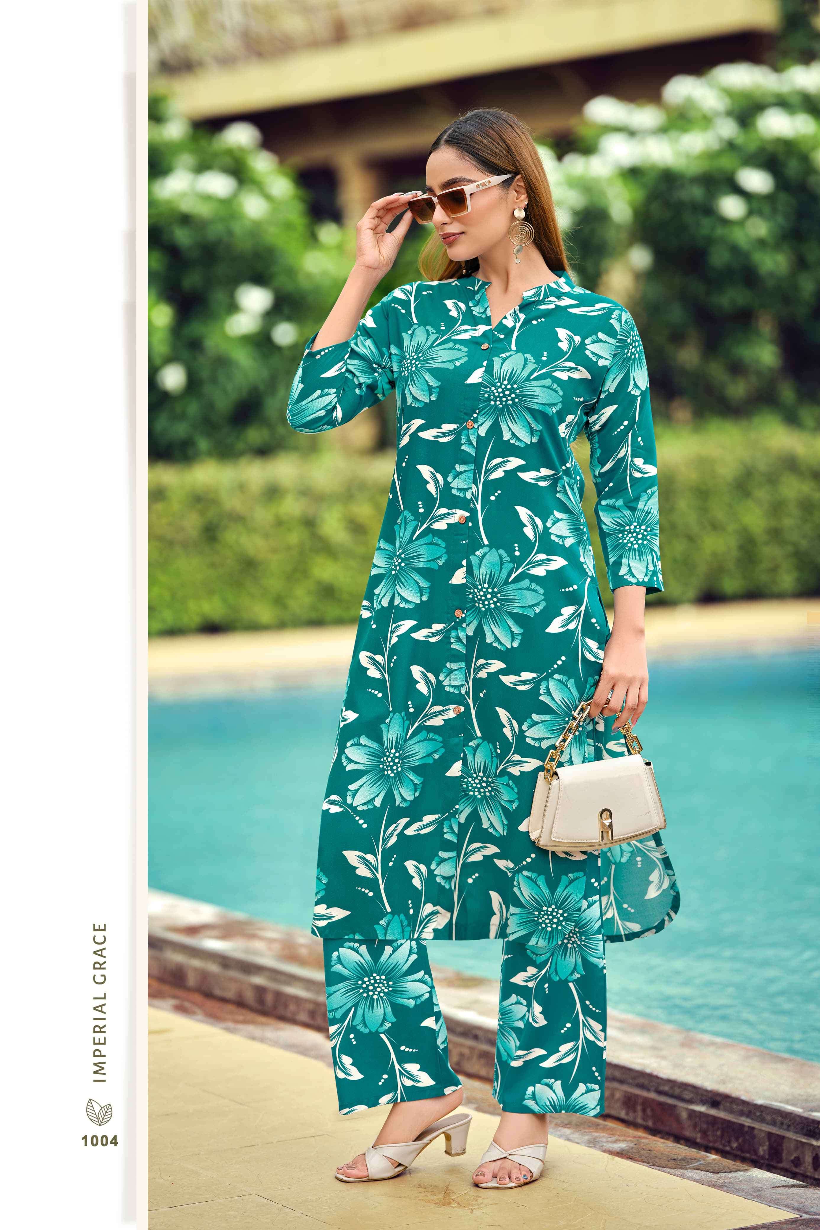 cinderella vol-6 by tips&tops 1001-1006 series casual wear rayon printed readymade cord set supplier 