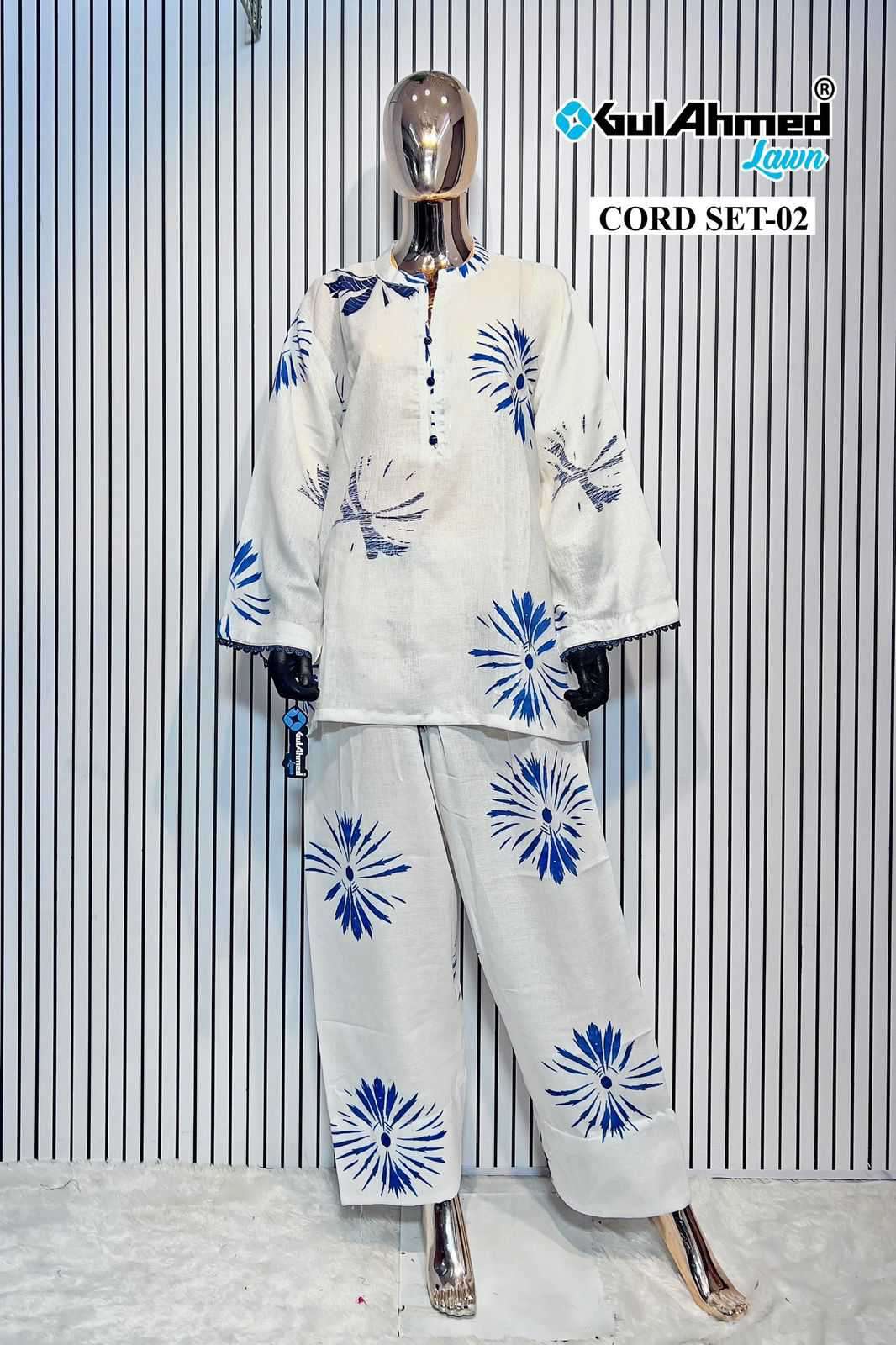 cord set-02 by gull aahmed casual wear cotton linene cord set wholesaler surat