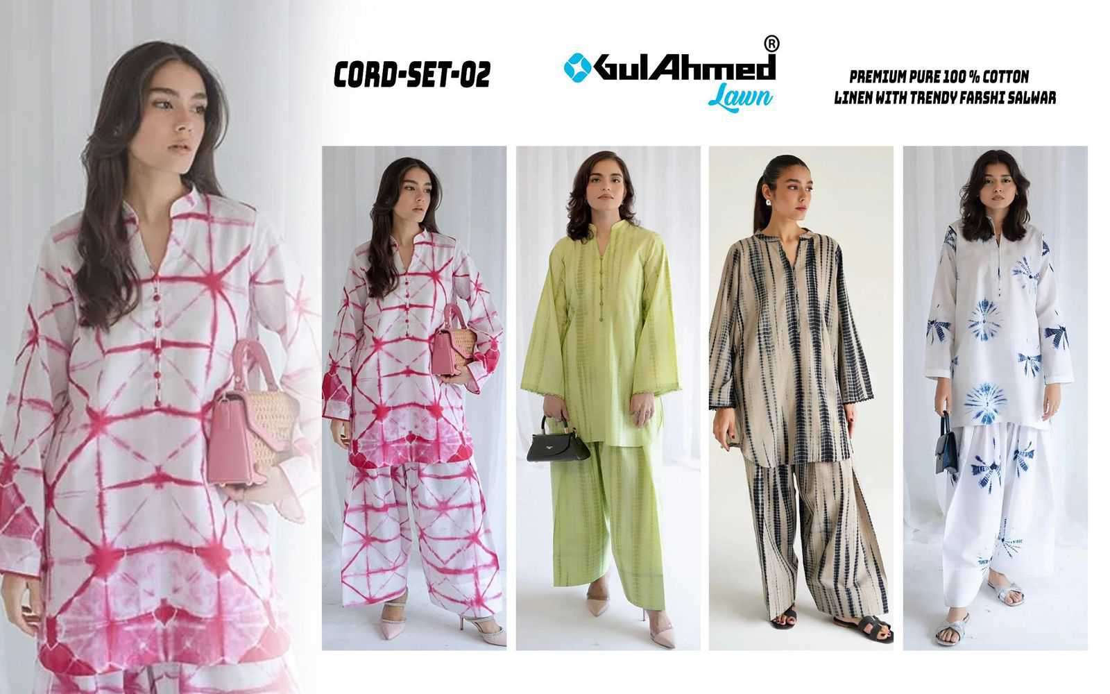 cord set-02 by gull aahmed casual wear cotton linene cord set wholesaler surat