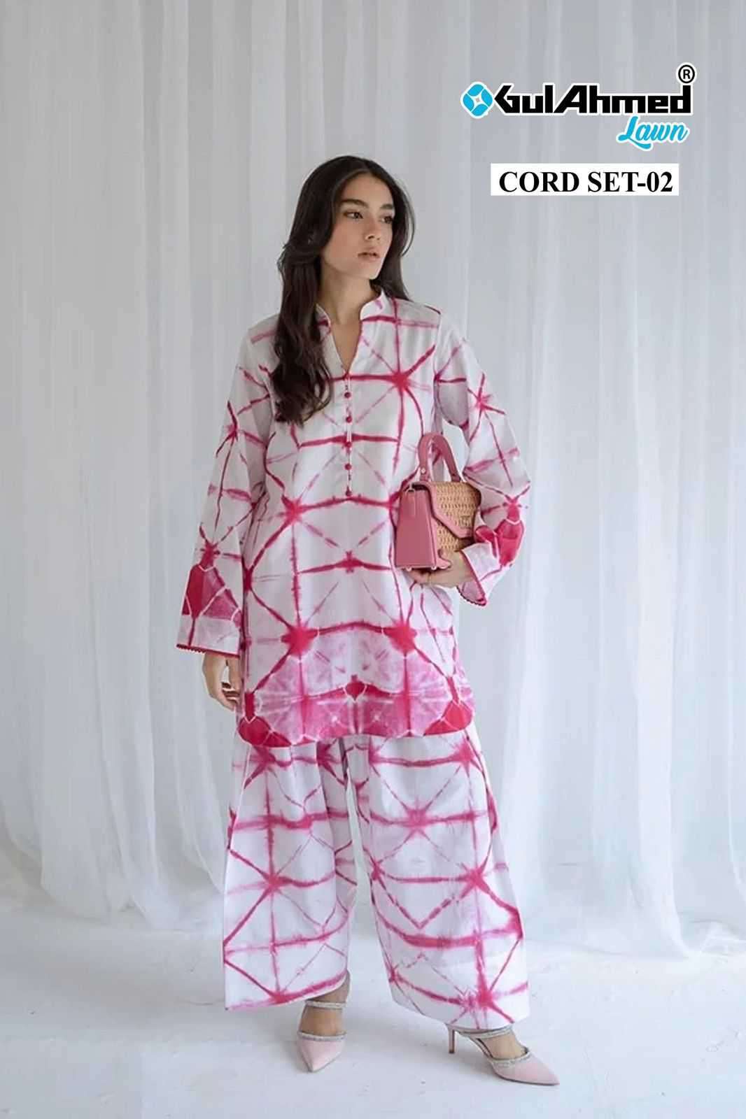 cord set-02 by gull aahmed casual wear cotton linene cord set wholesaler surat