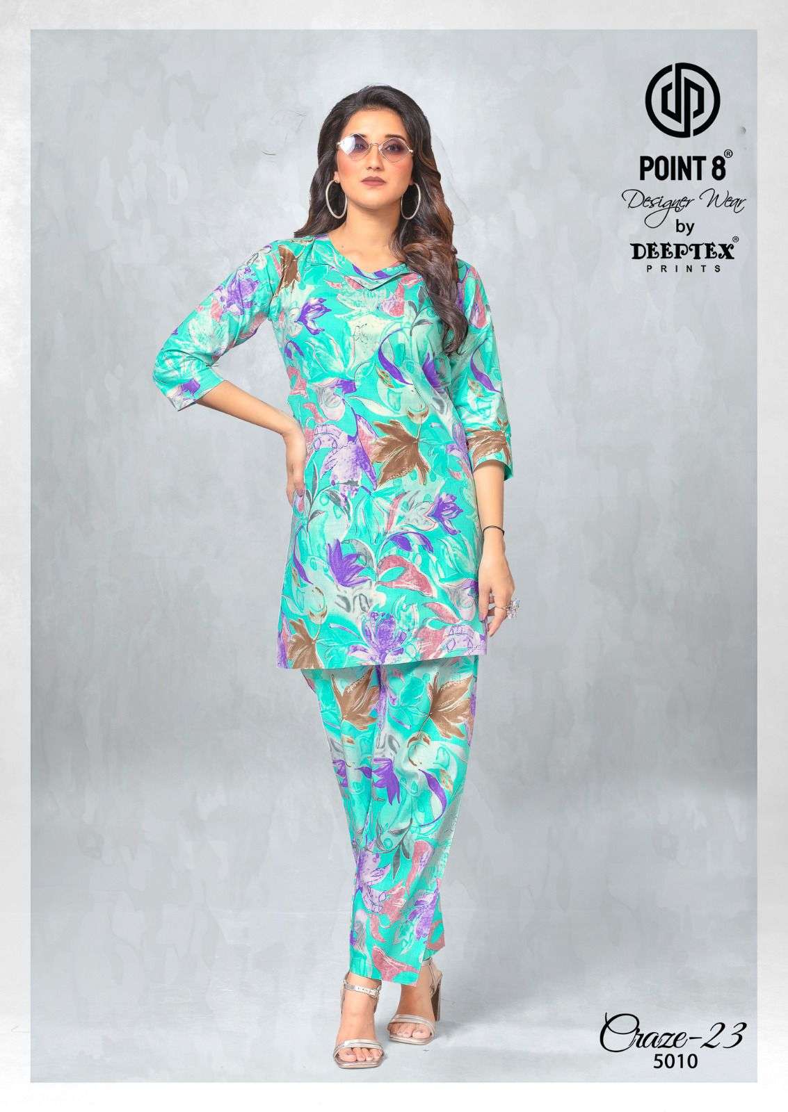 crzae-23 vol-5 by deeptex cotton fancy printed readymade cord set supplier 