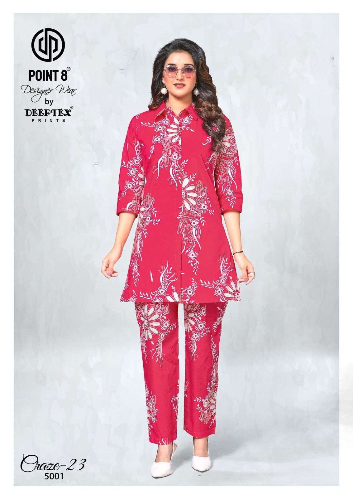 crzae-23 vol-5 by deeptex cotton fancy printed readymade cord set supplier 